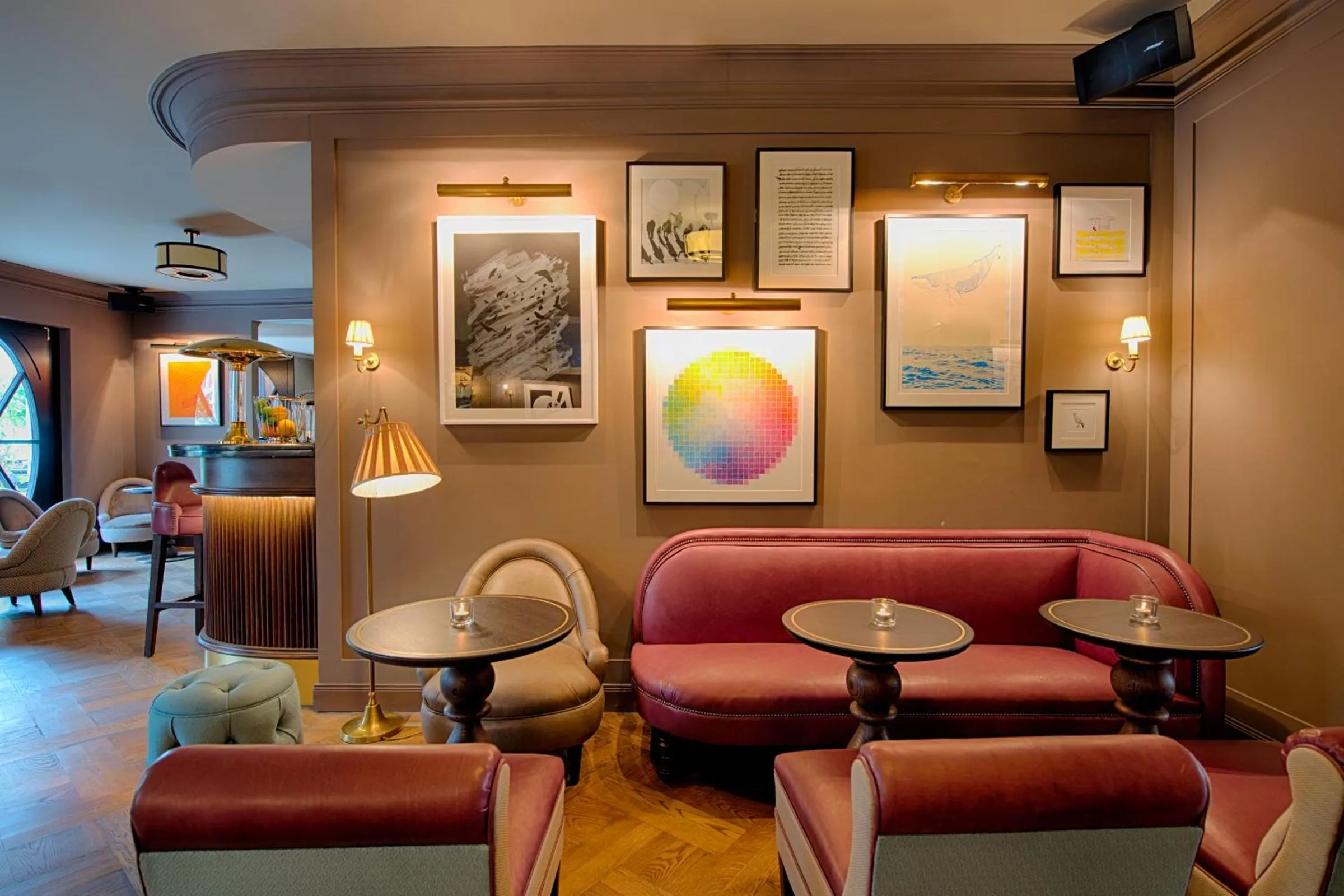 Lounge or bar in Mondrian Suites Berlin am Checkpoint Charlie