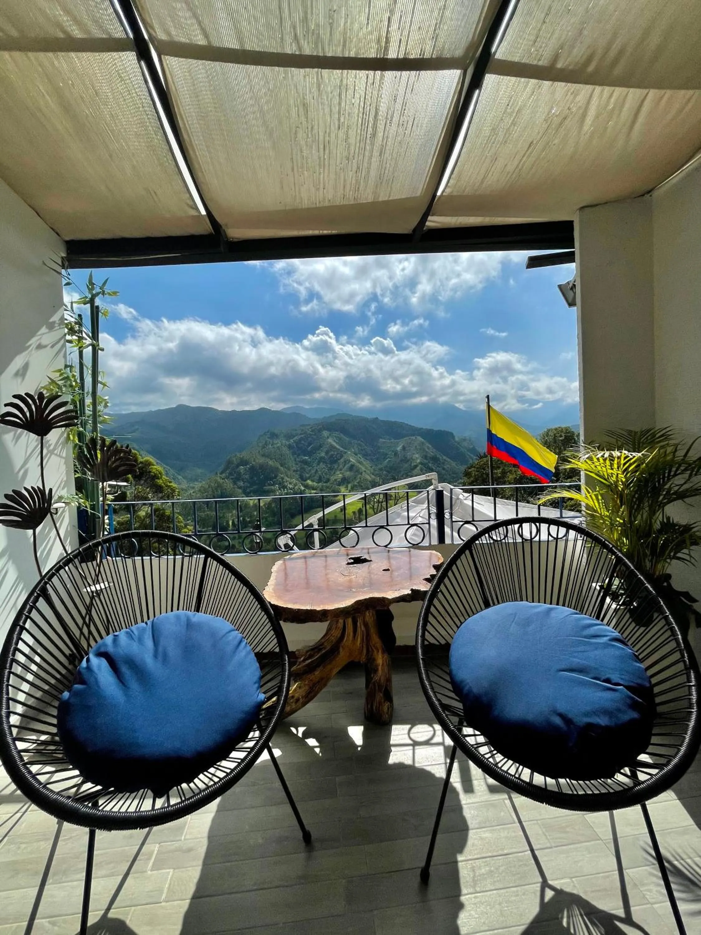 Mountain view in Hotel El Mirador del Cocora