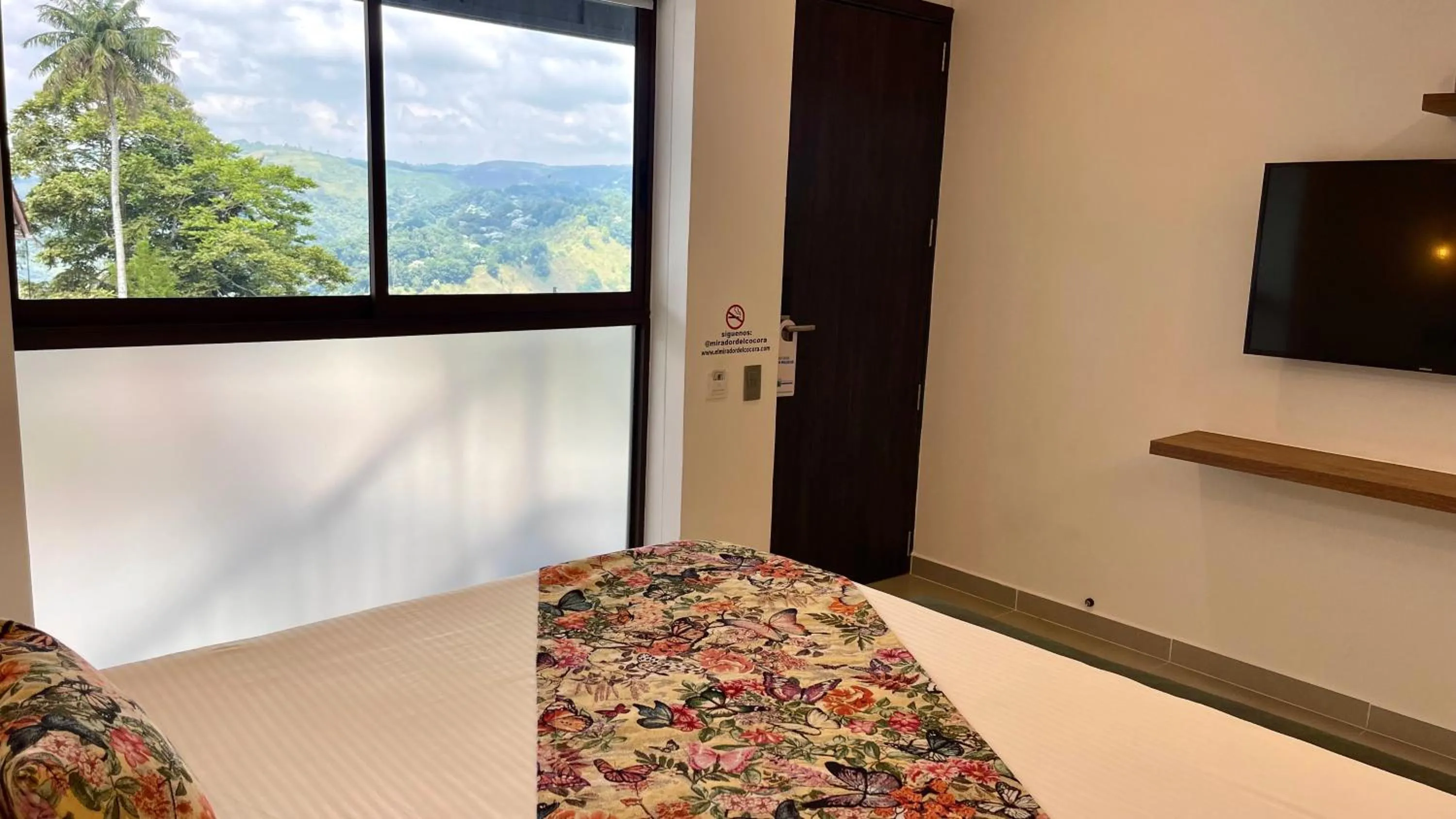 Garden view, Bed in Hotel El Mirador del Cocora