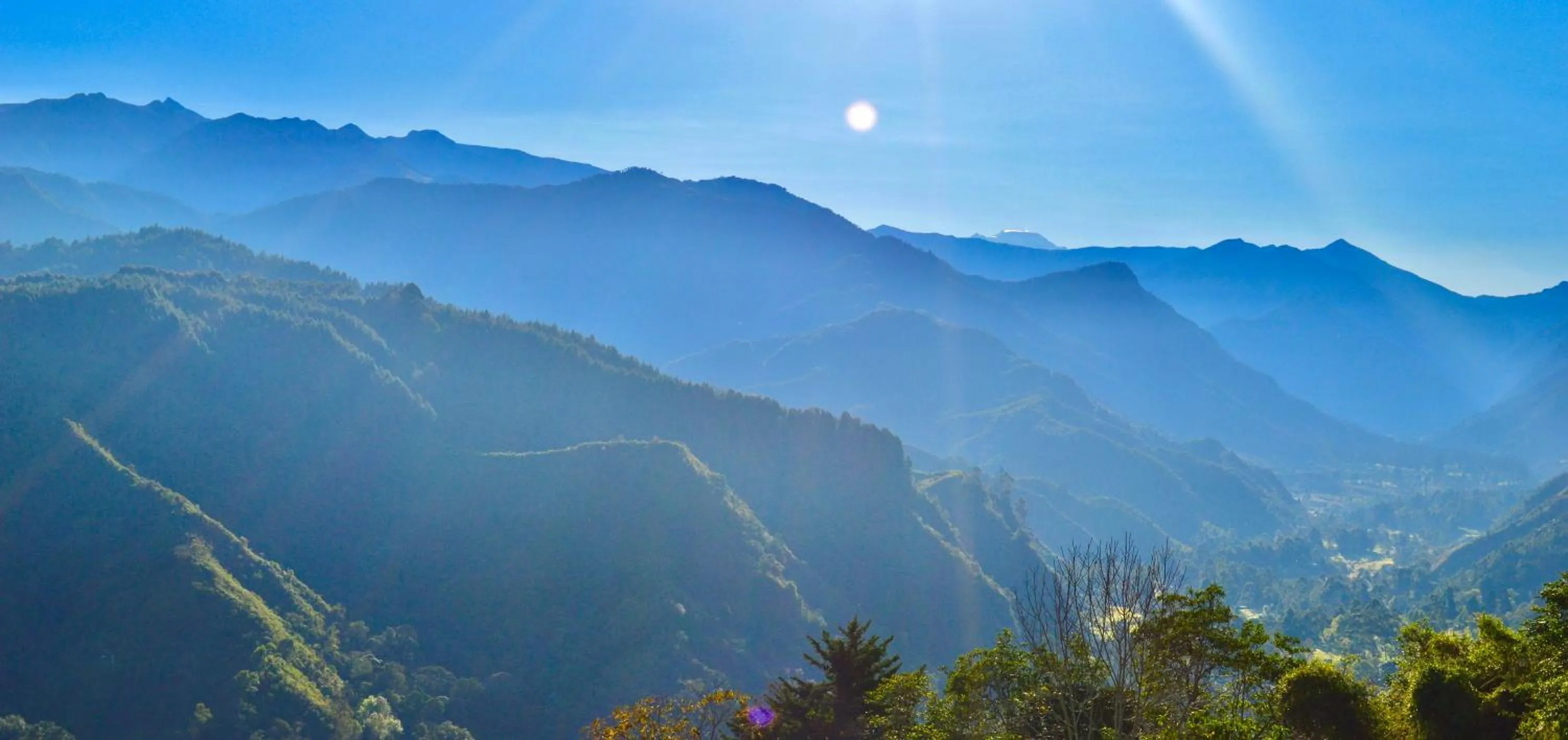 Mountain view in Hotel El Mirador del Cocora