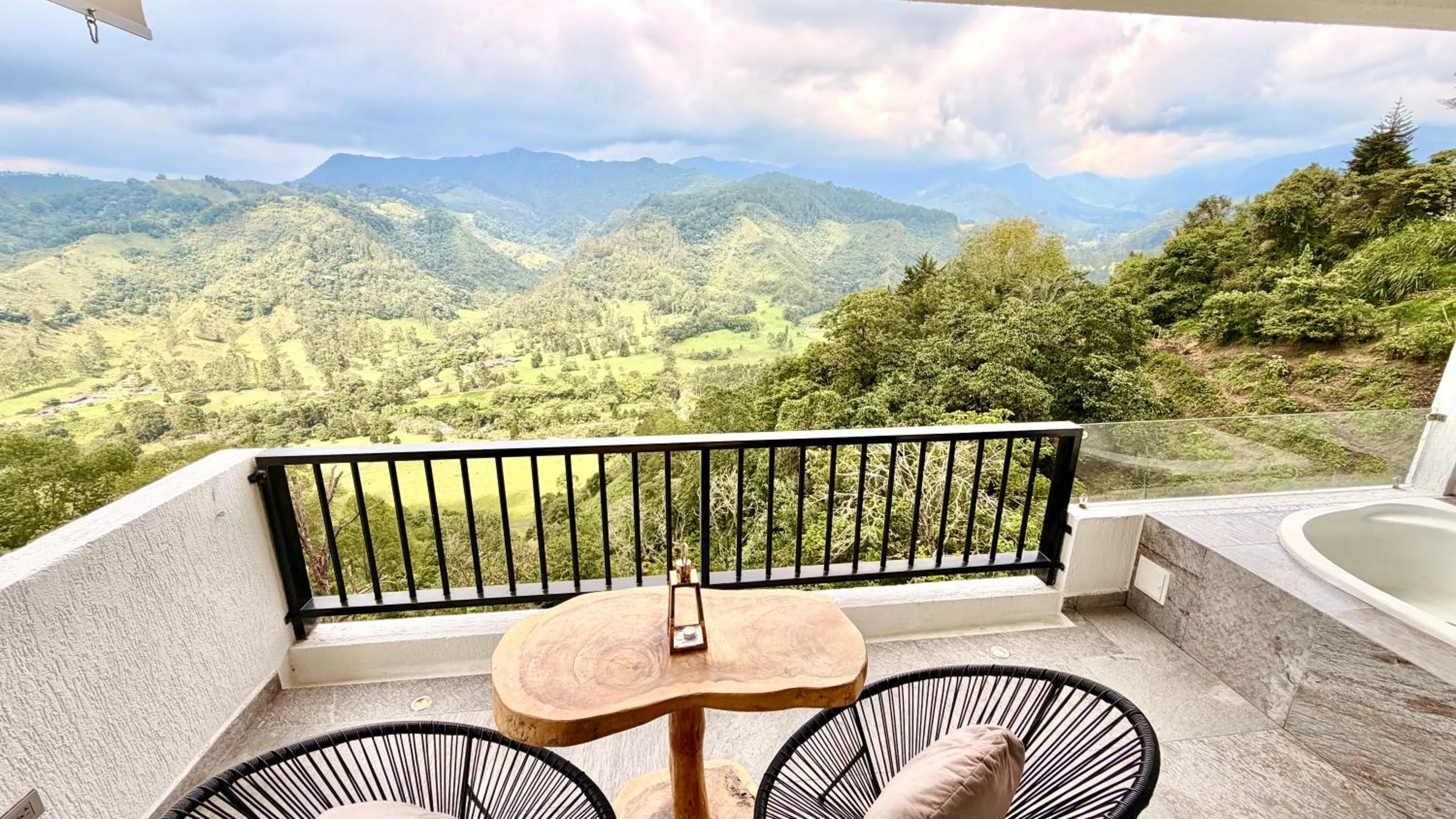 Mountain view in Hotel El Mirador del Cocora