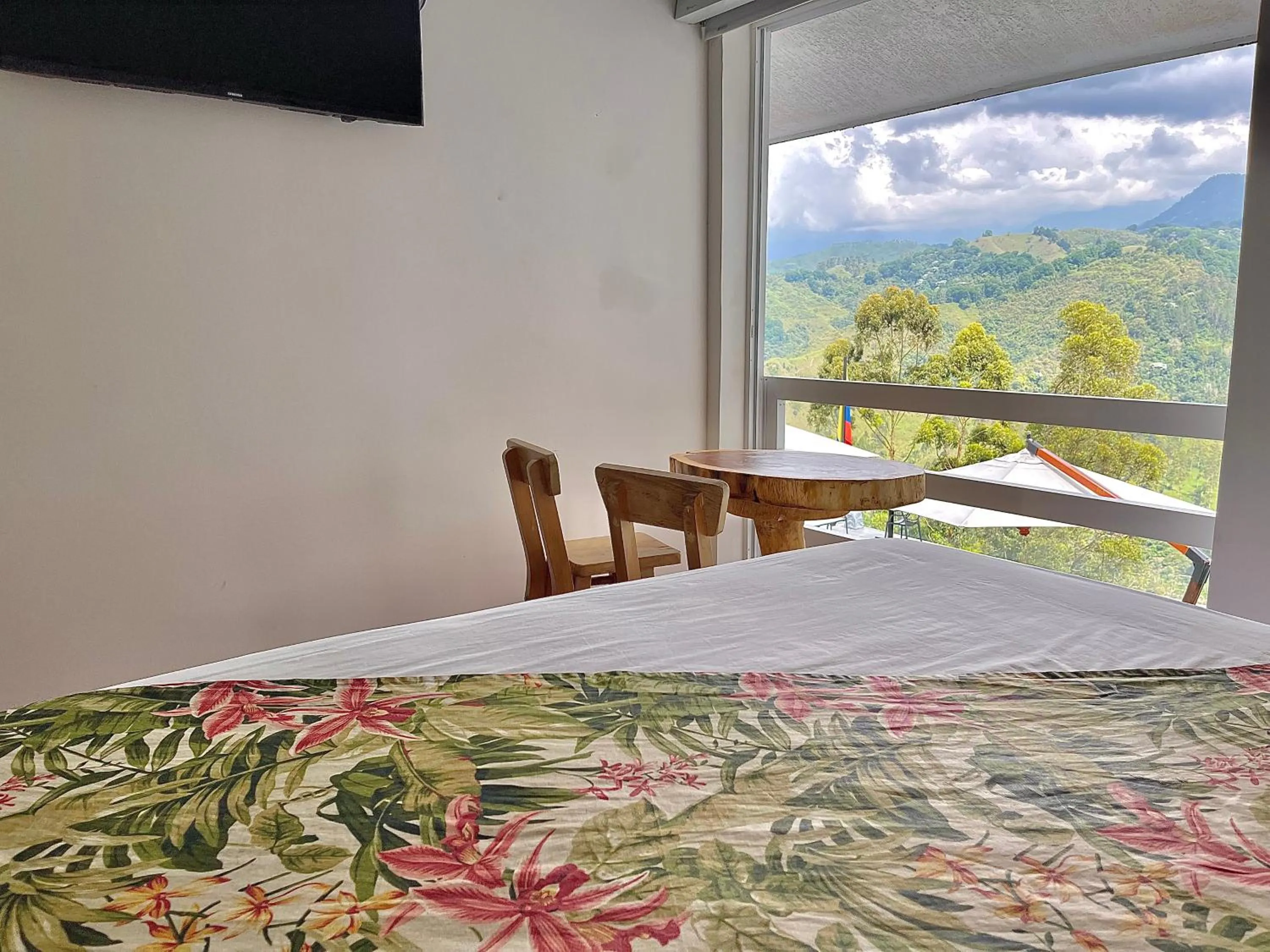Garden view, Bed in Hotel El Mirador del Cocora