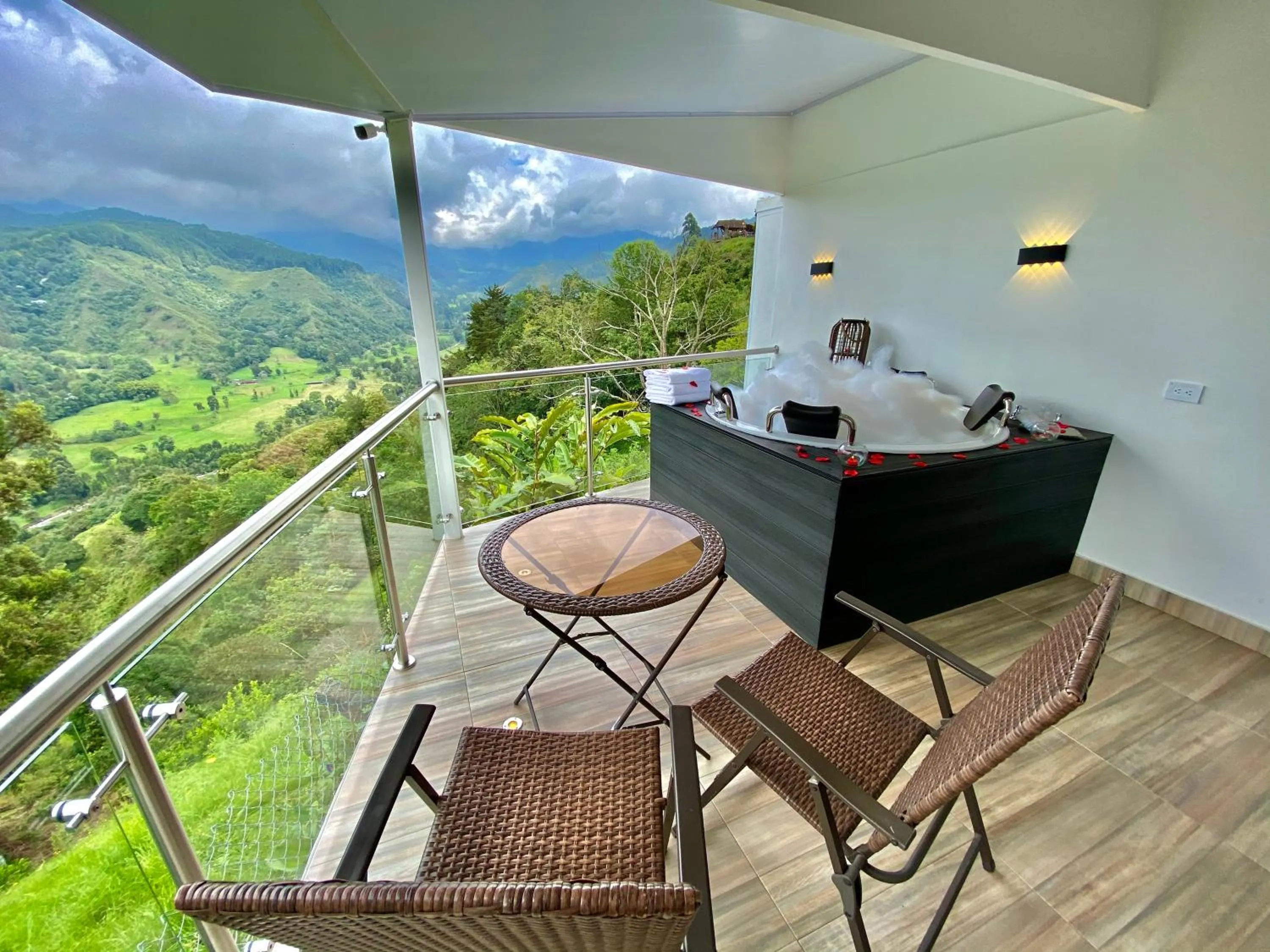 Balcony/Terrace in Hotel El Mirador del Cocora