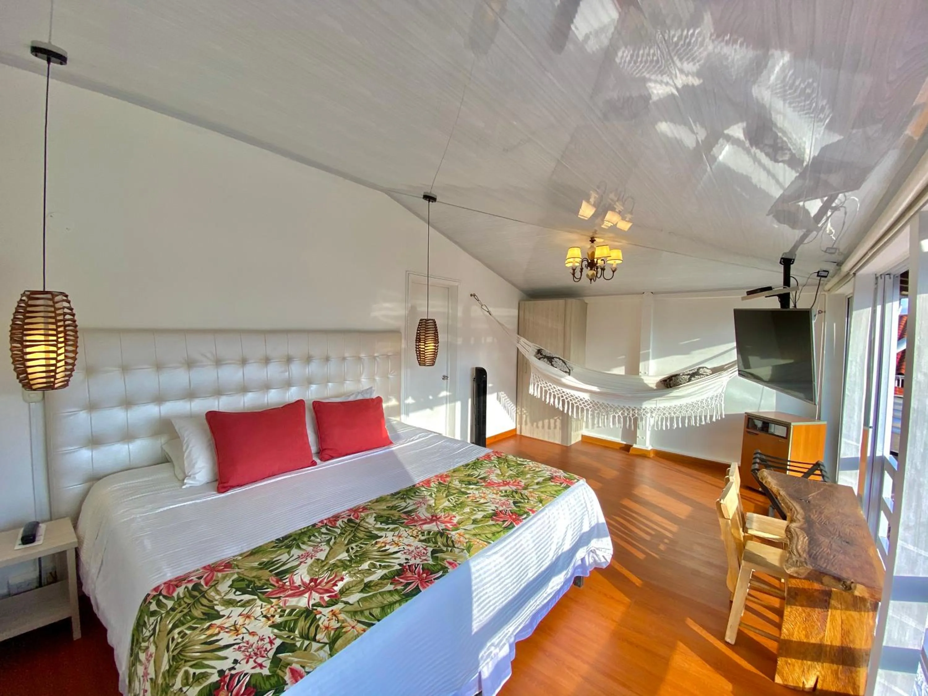 Bedroom, Bed in Hotel El Mirador del Cocora