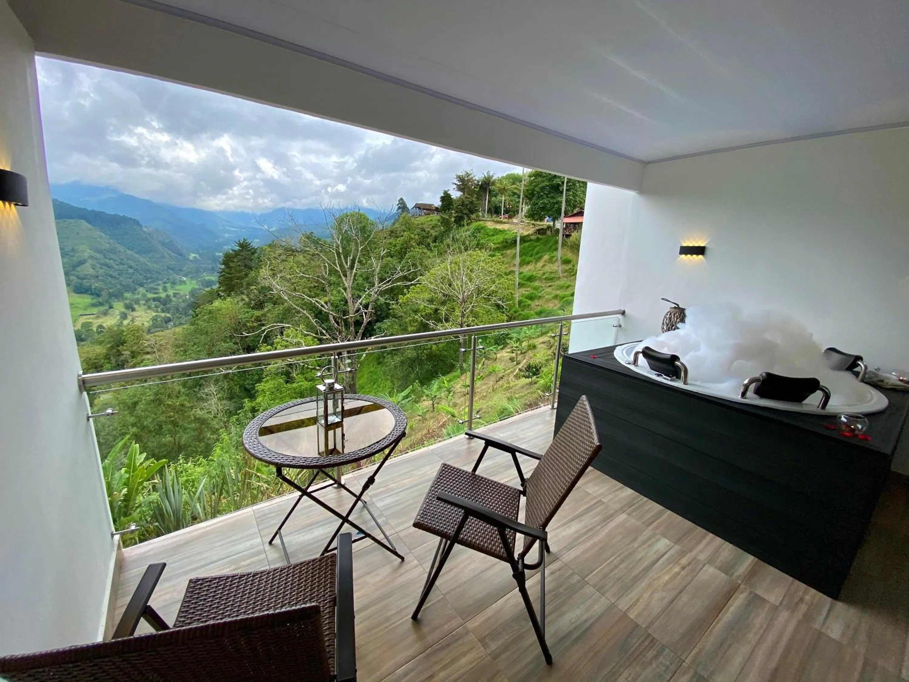 Balcony/Terrace in Hotel El Mirador del Cocora