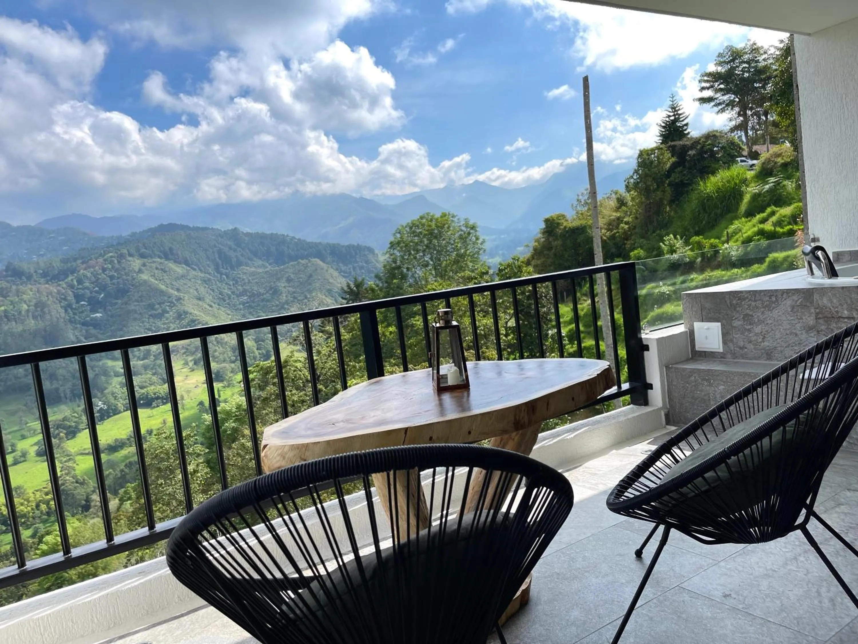 River view in Hotel El Mirador del Cocora