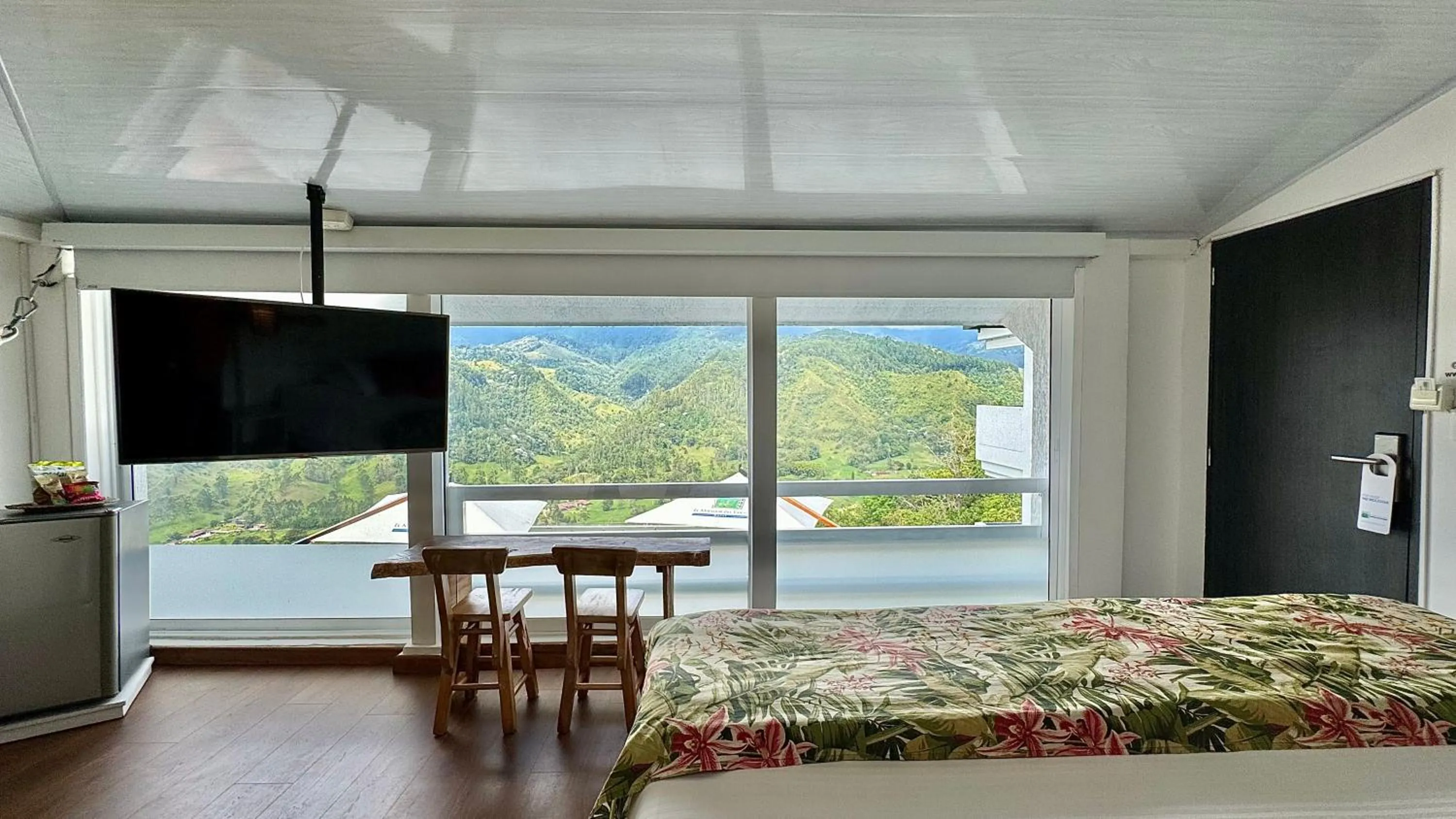 Bedroom, Bed in Hotel El Mirador del Cocora