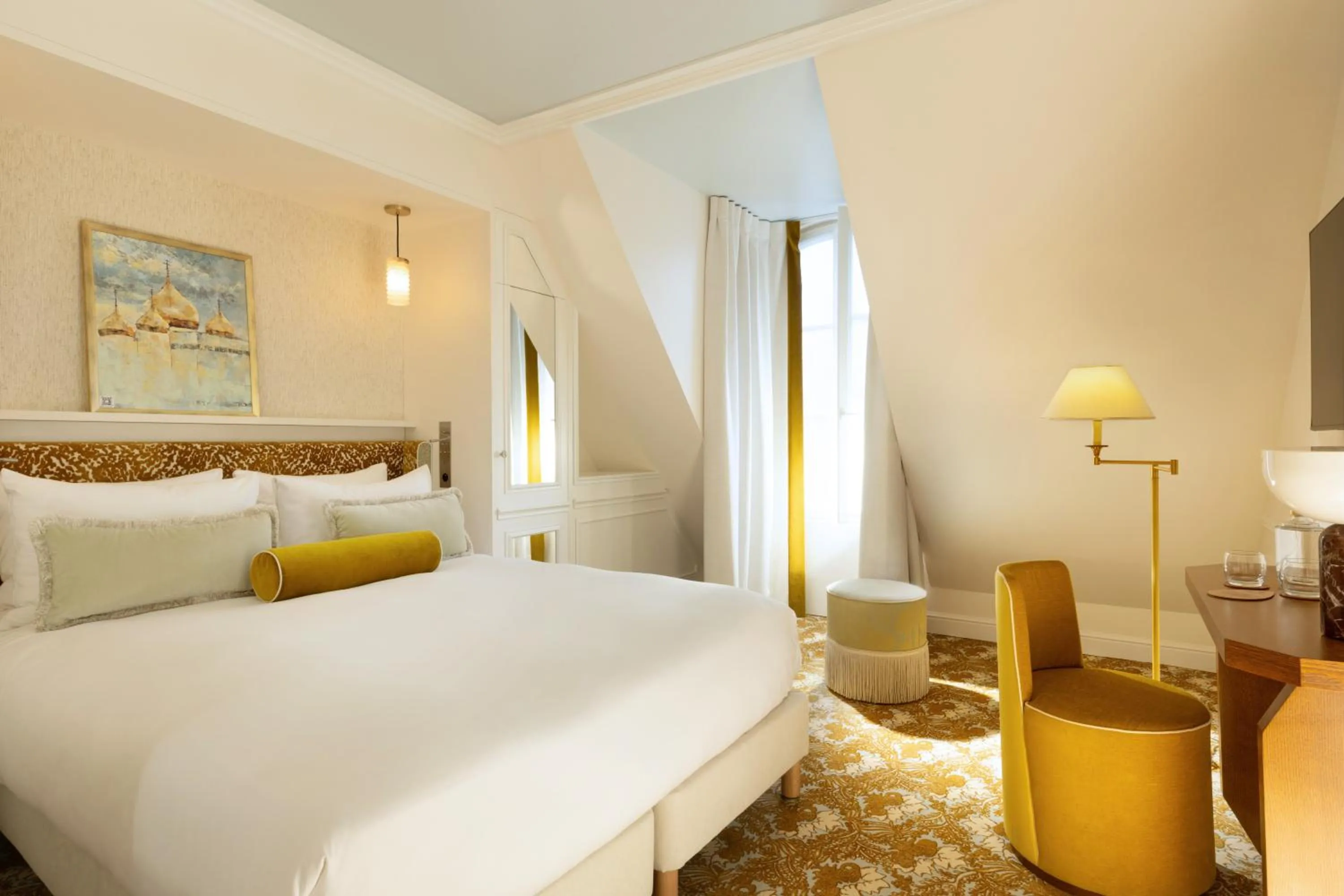 Bedroom, Bed in Almarine Eiffel Hotel & Spa by Malone