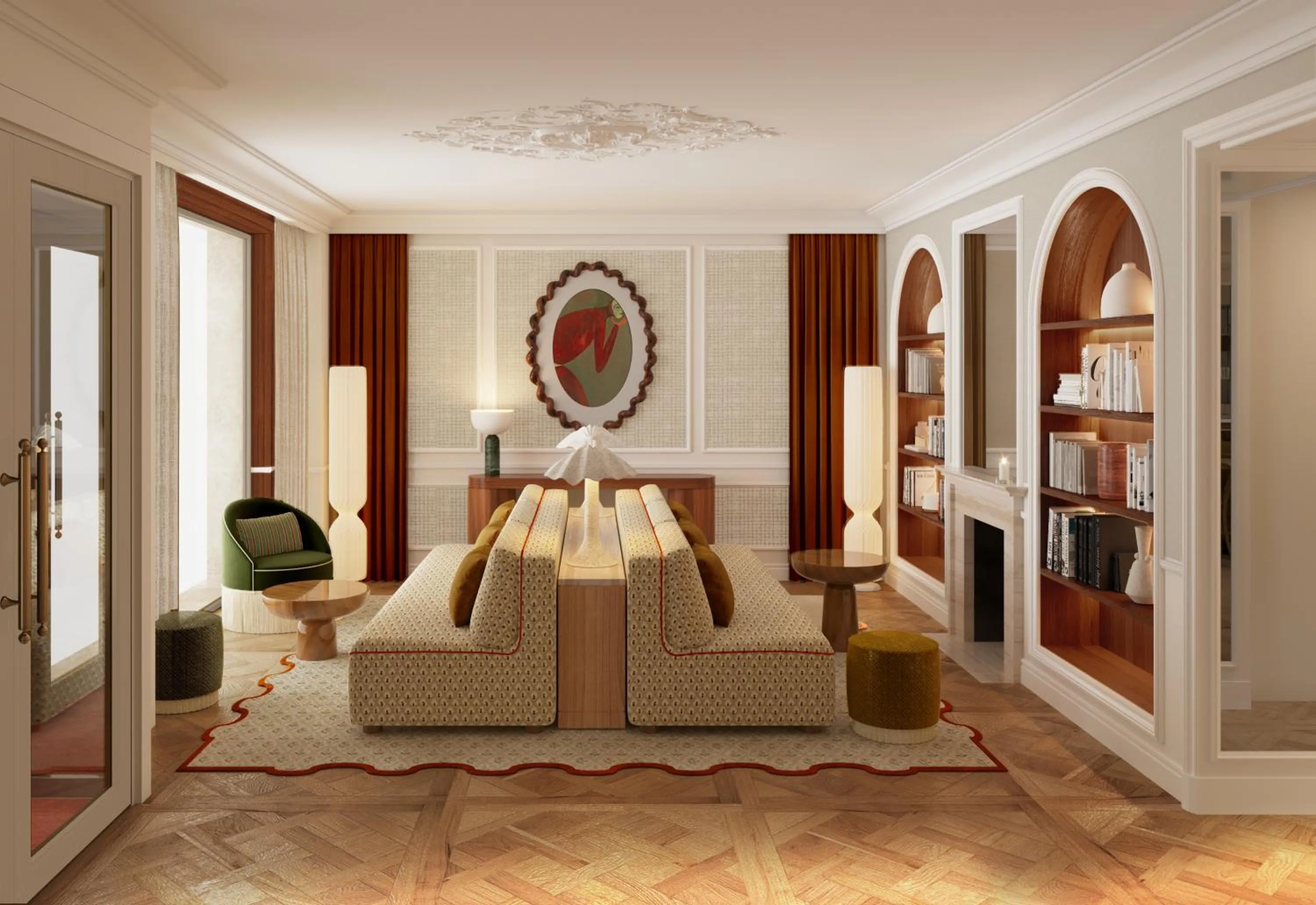 Lobby or reception in Hôtel Almarine Eiffel by Malone