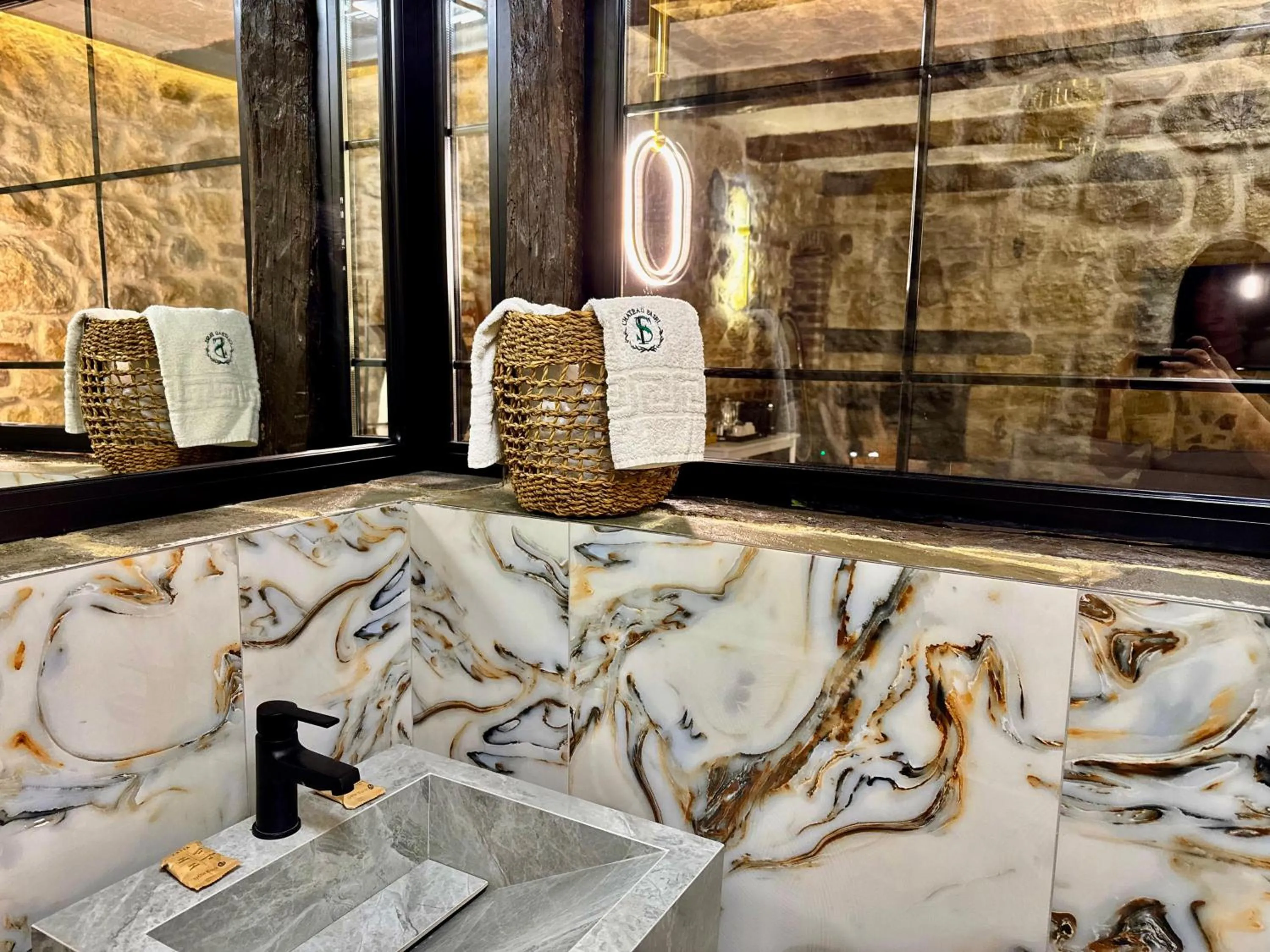 Bathroom in Chateau Fasel