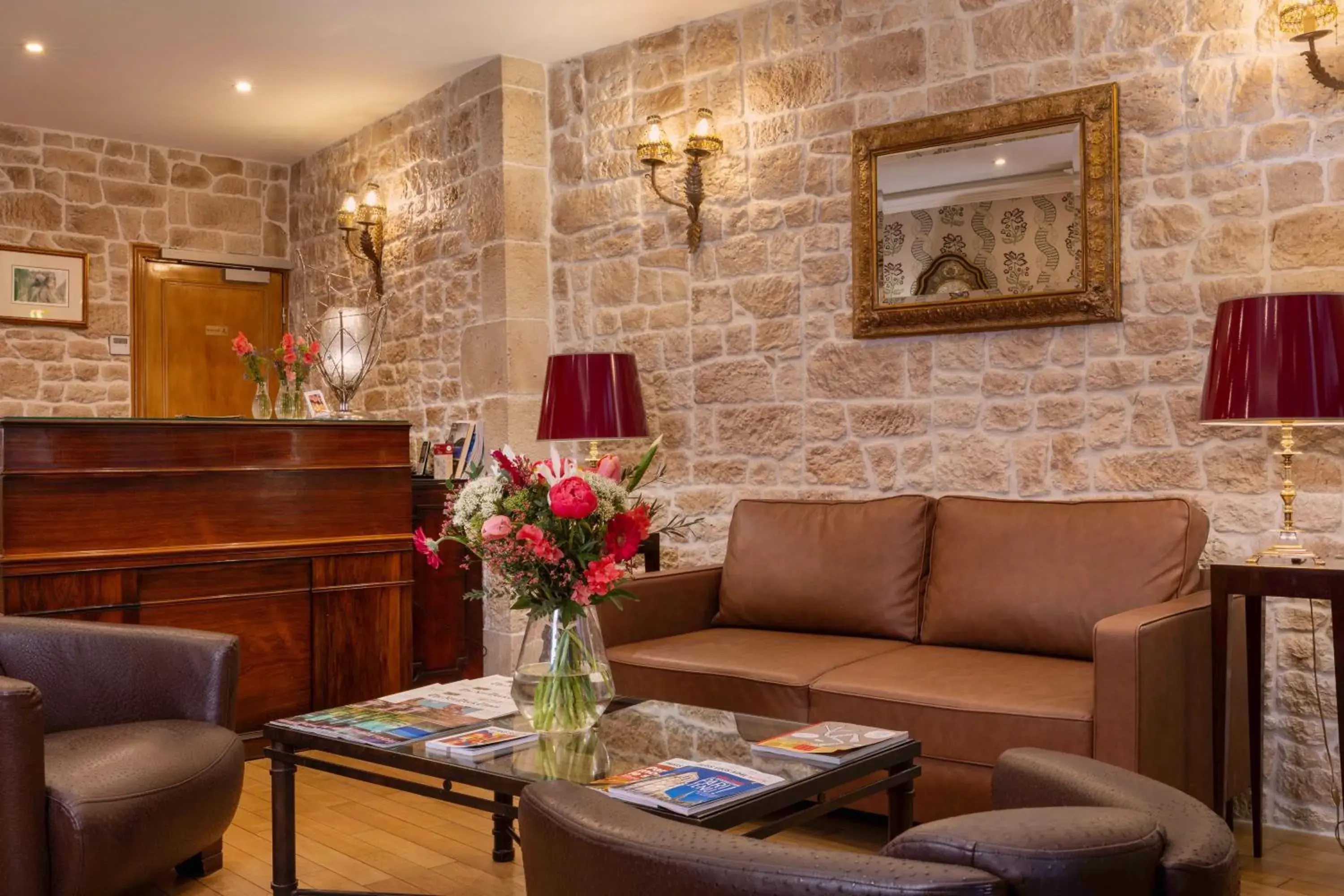 Lobby or reception in Relais Hôtel du Vieux Paris Lobby or reception in Relais Hôtel du Vieux Paris