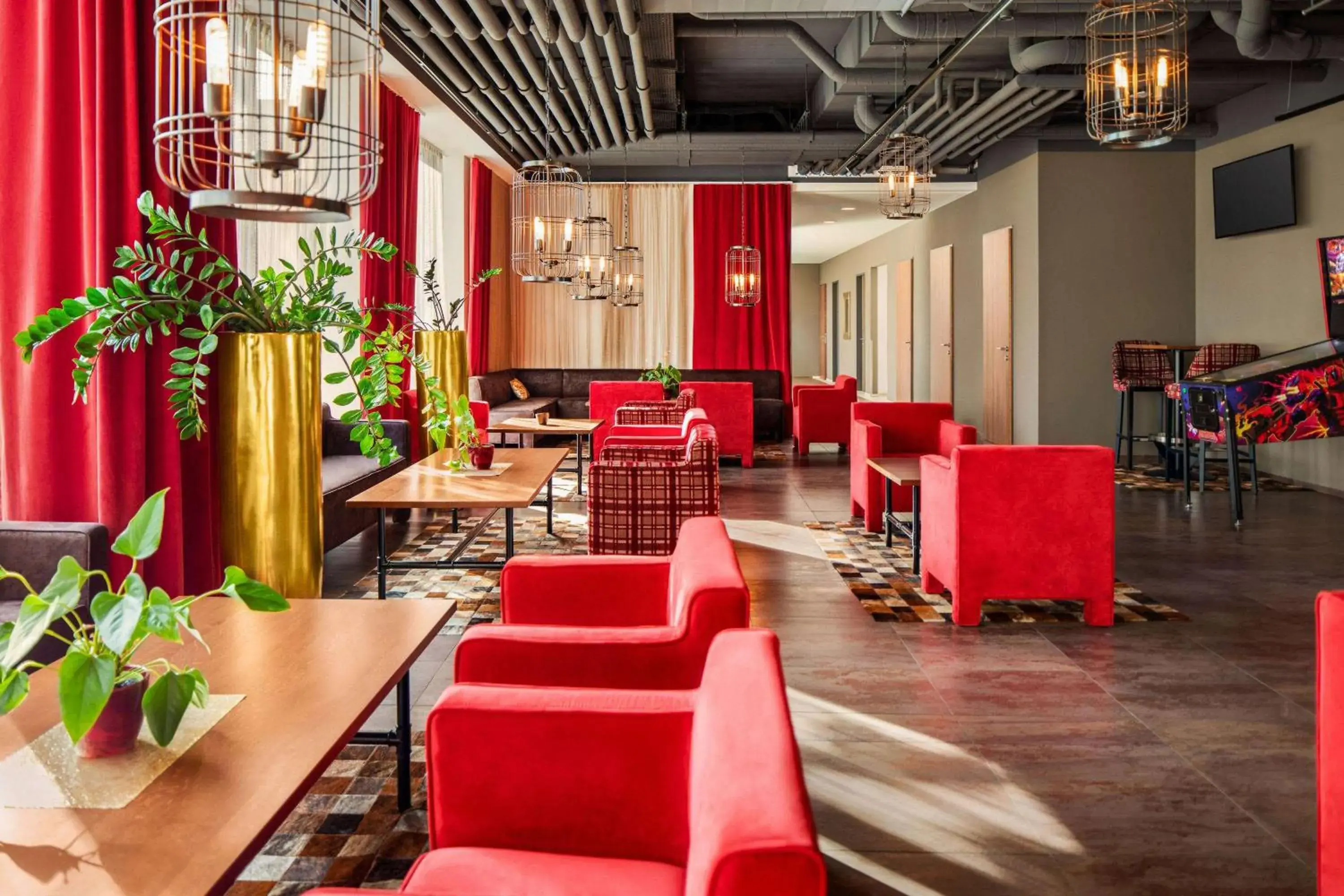 Lobby or reception in Amedia Linz, Trademark Collection by Wyndham Lobby or reception in Amedia Linz, Trademark Collection by Wyndham