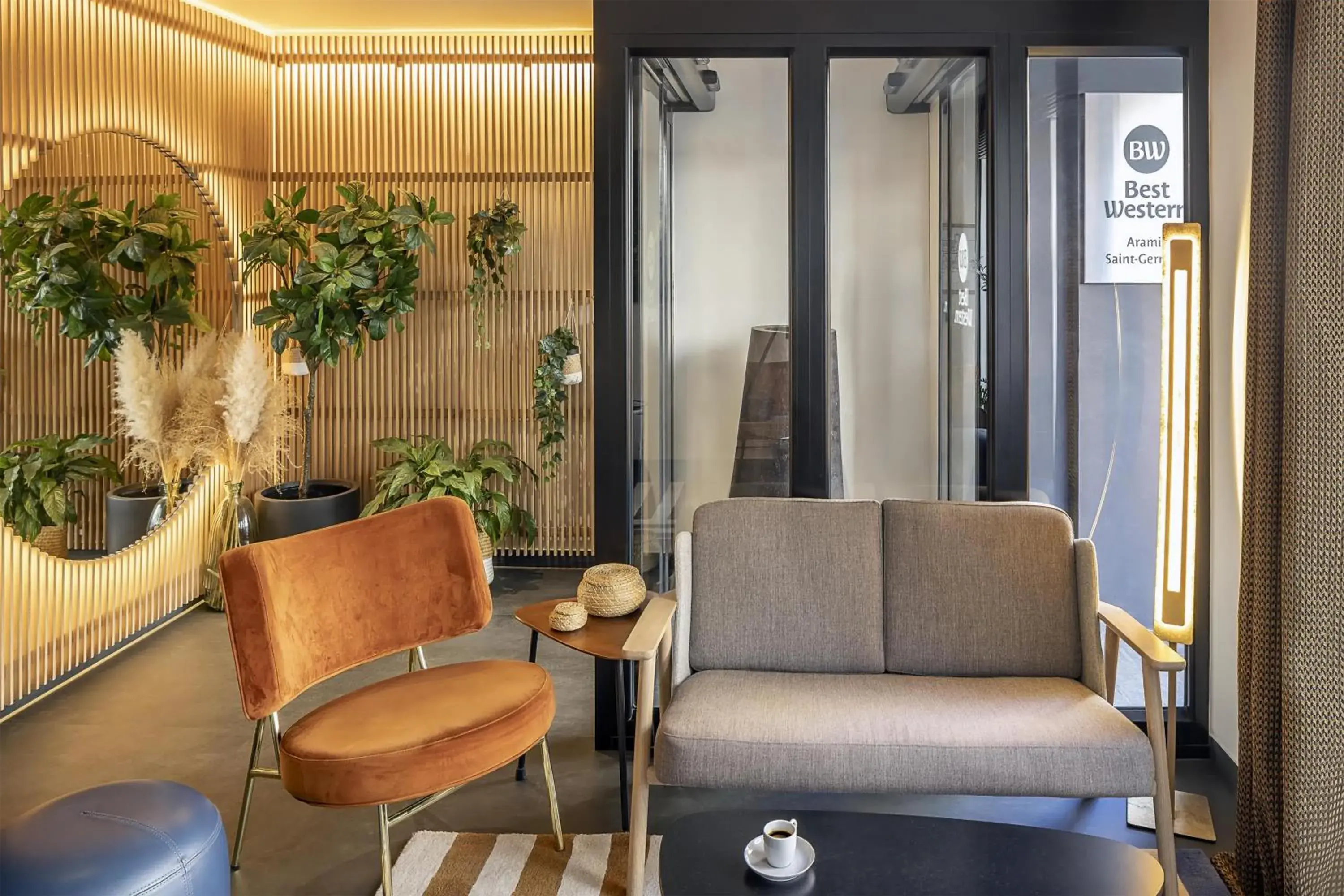 Lobby or reception in Best Western Aramis Saint Germain Lobby or reception in Best Western Aramis Saint Germain