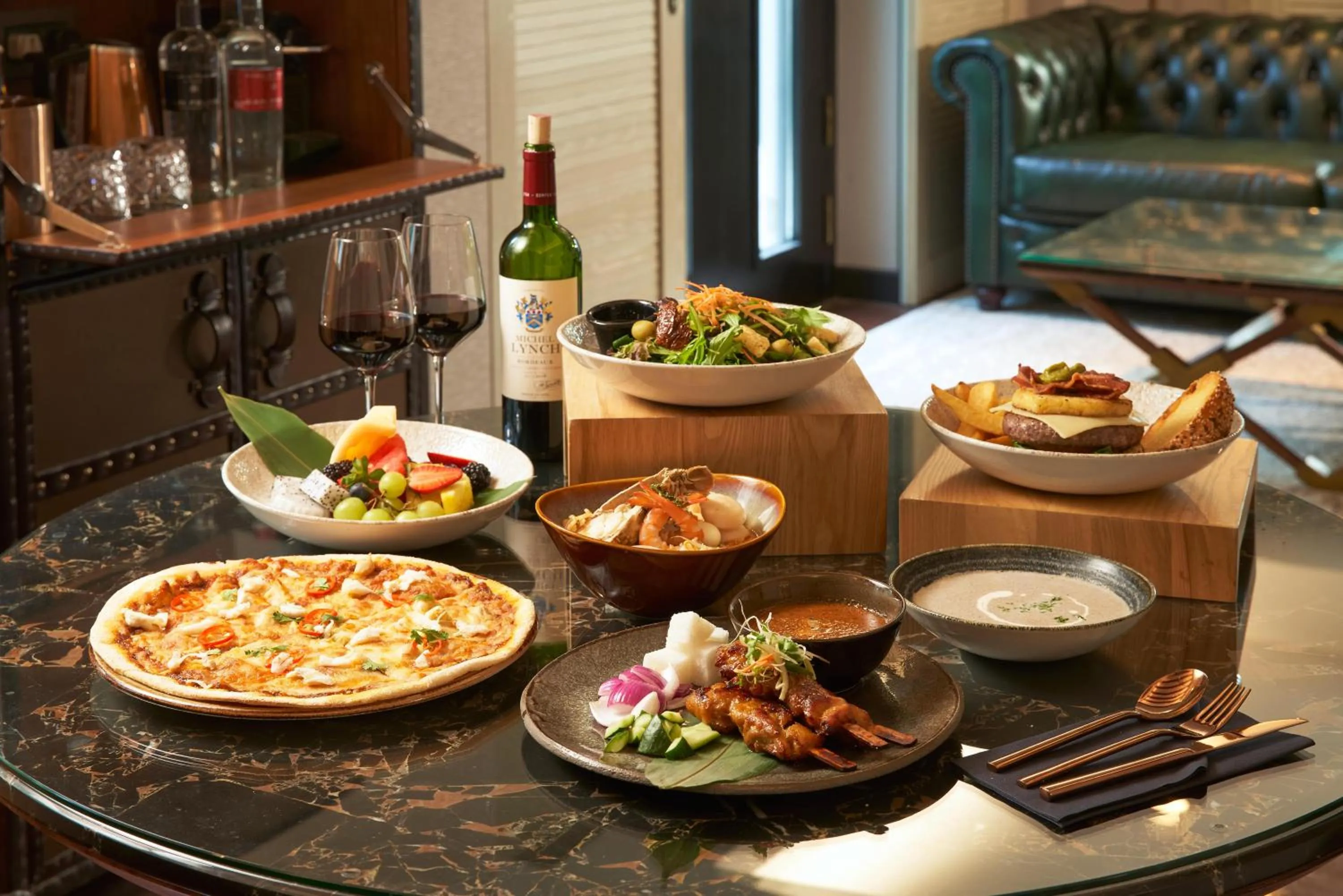 Food and drinks in The Barracks Hotel Sentosa by Far East Hospitality