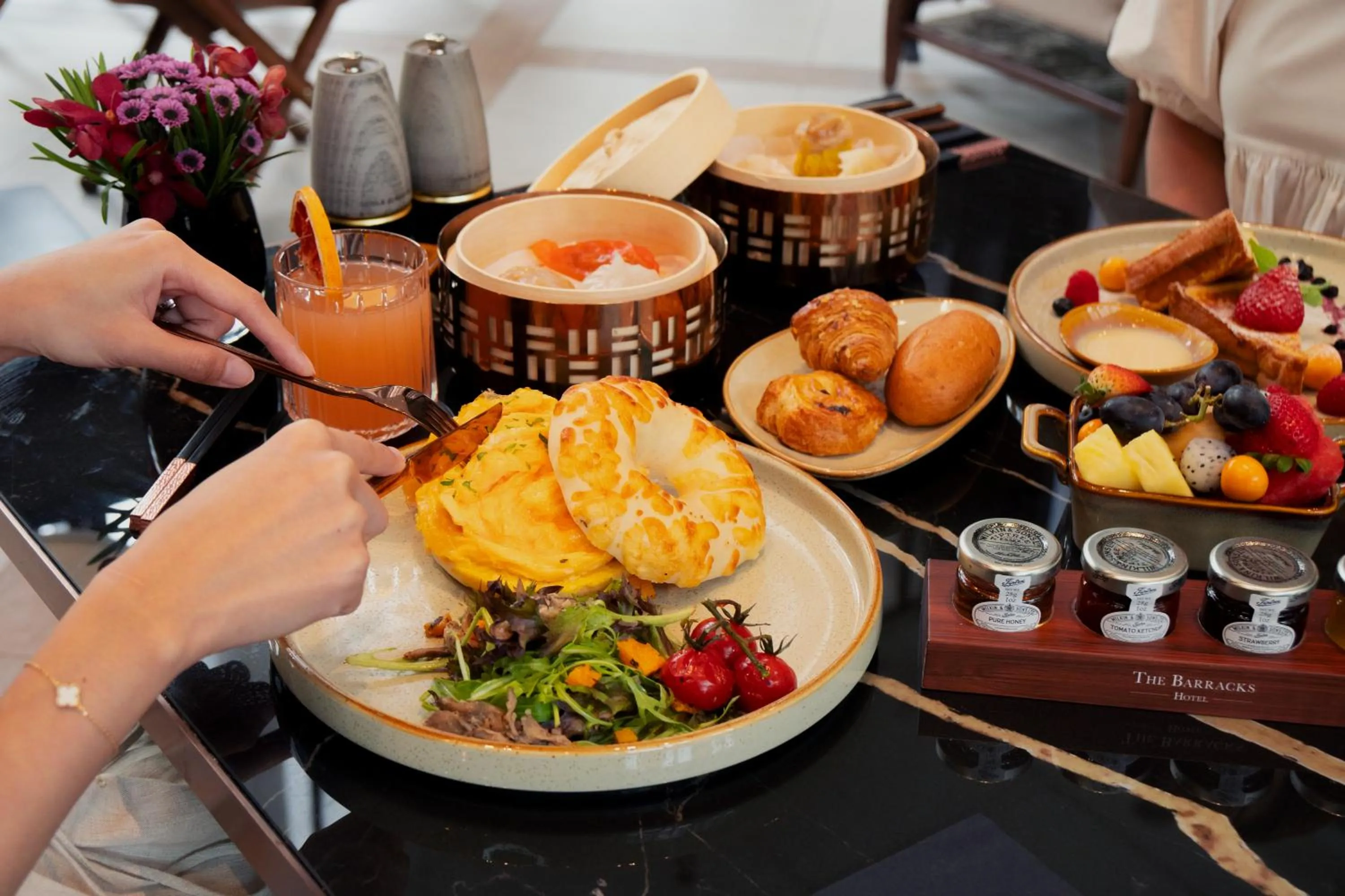 Breakfast in The Barracks Hotel Sentosa by Far East Hospitality