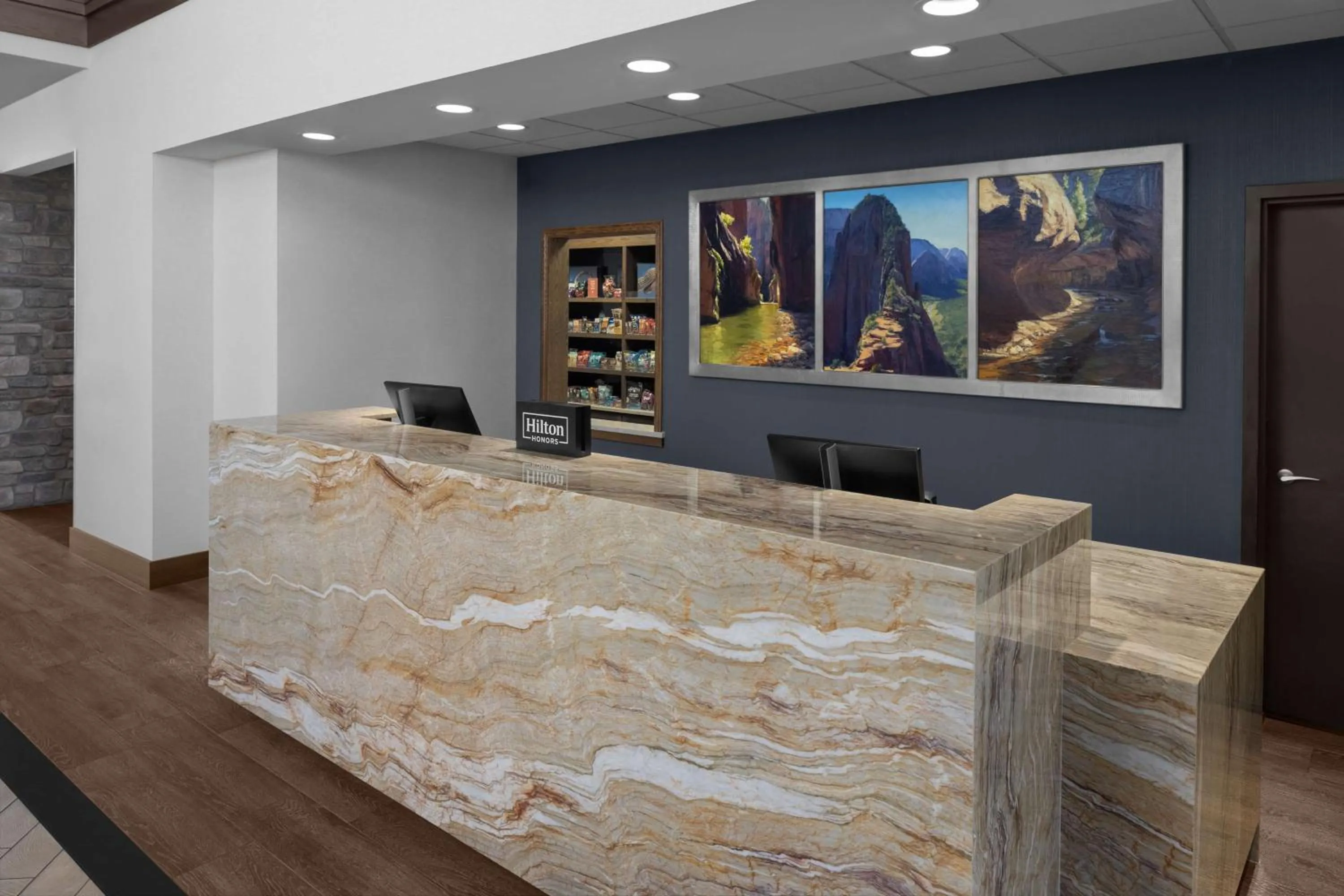 Lobby or reception in Hampton Inn & Suites Springdale/Zion National Park