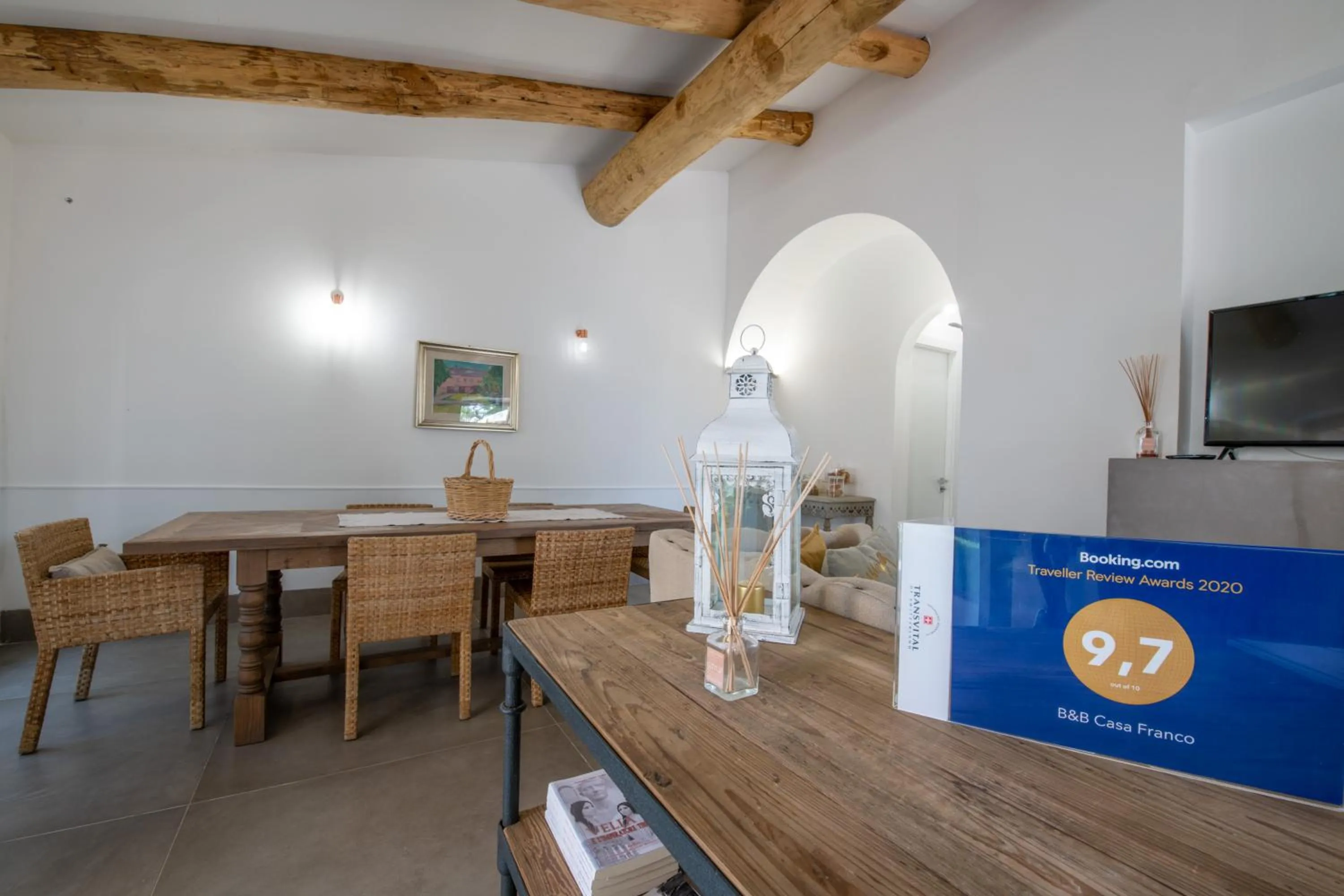 Living room in B&B Casa Franco