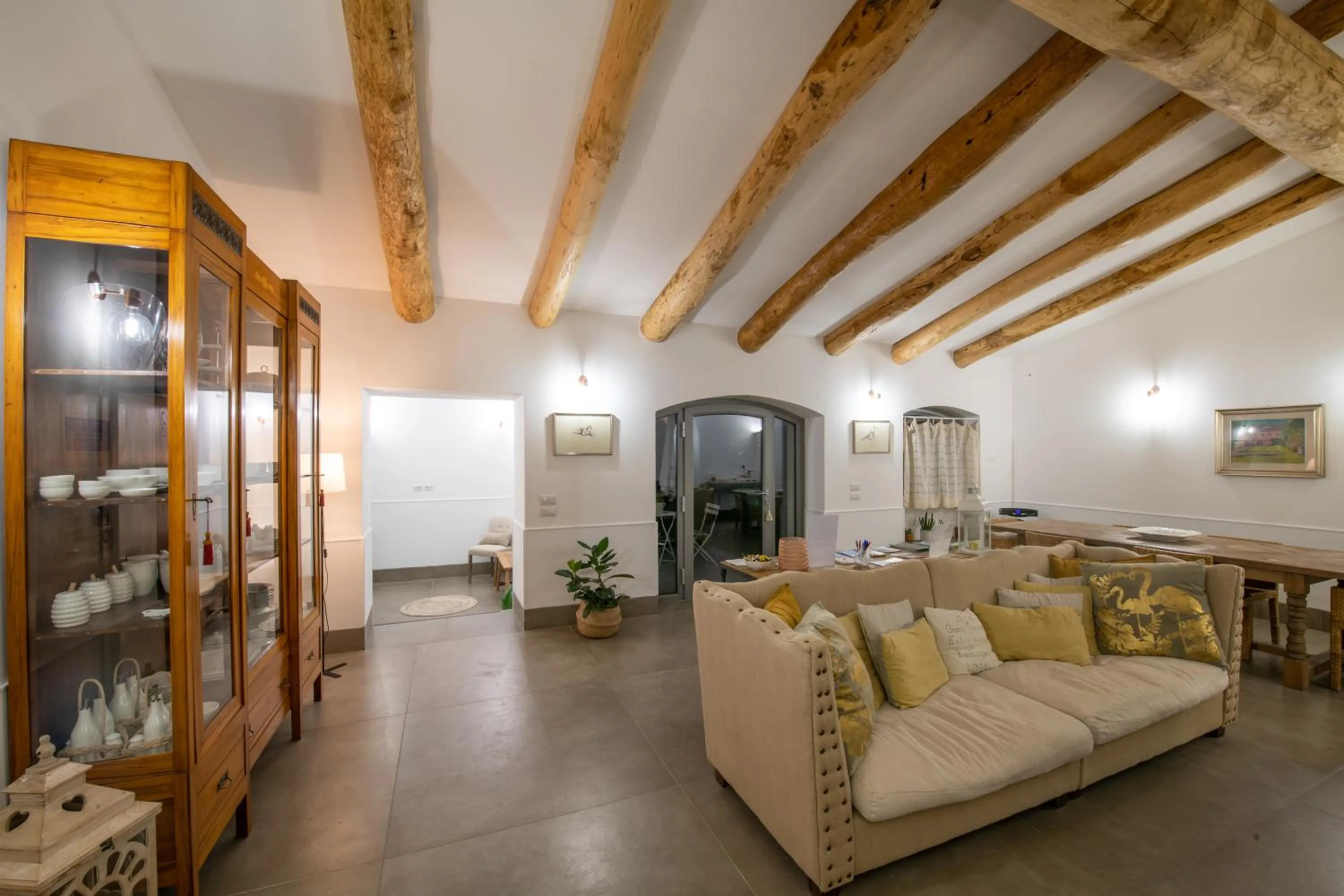 Living room in B&B Casa Franco