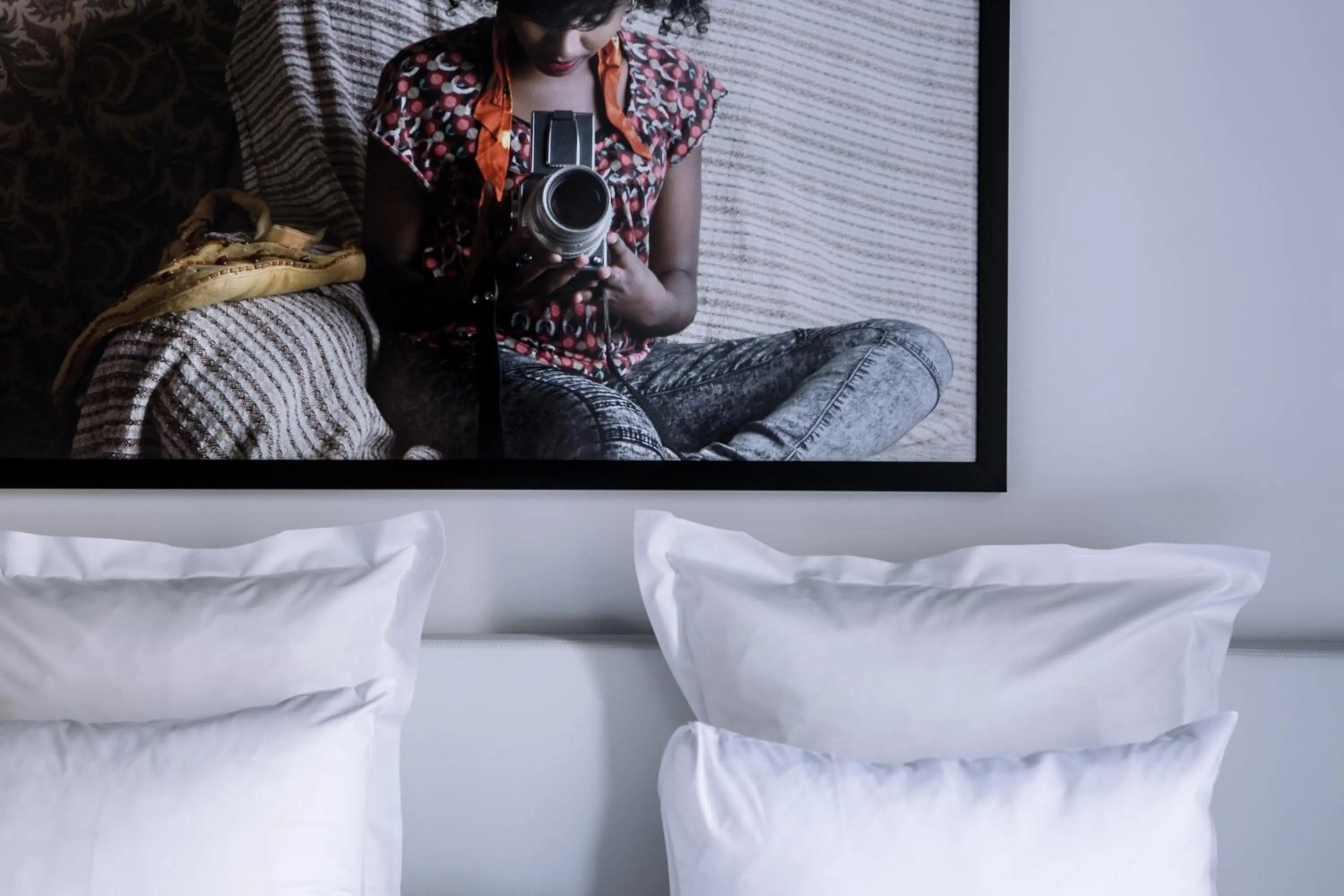 Decorative detail, Bed in Le Général Hôtel