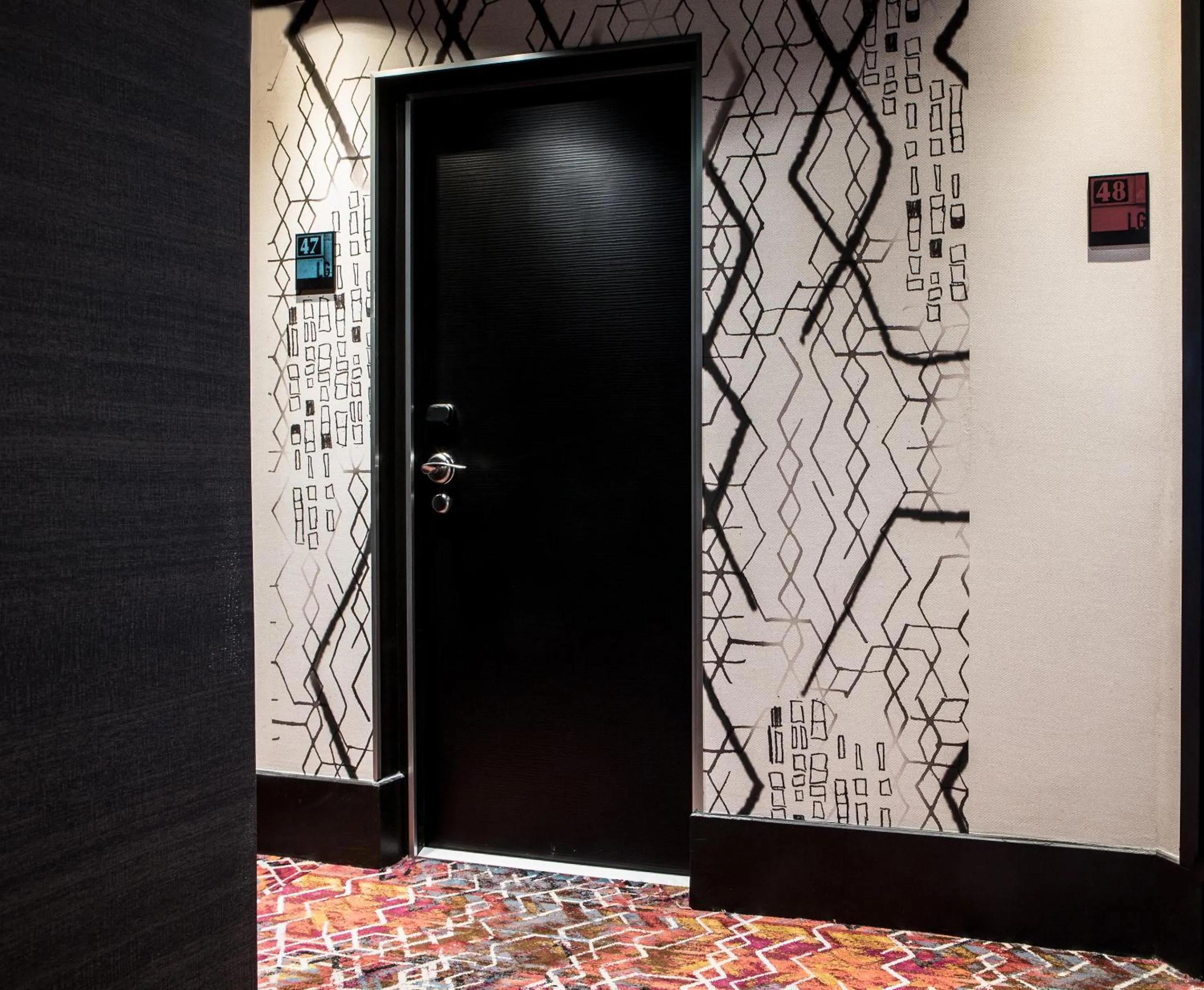 Decorative detail in Le Général Hôtel