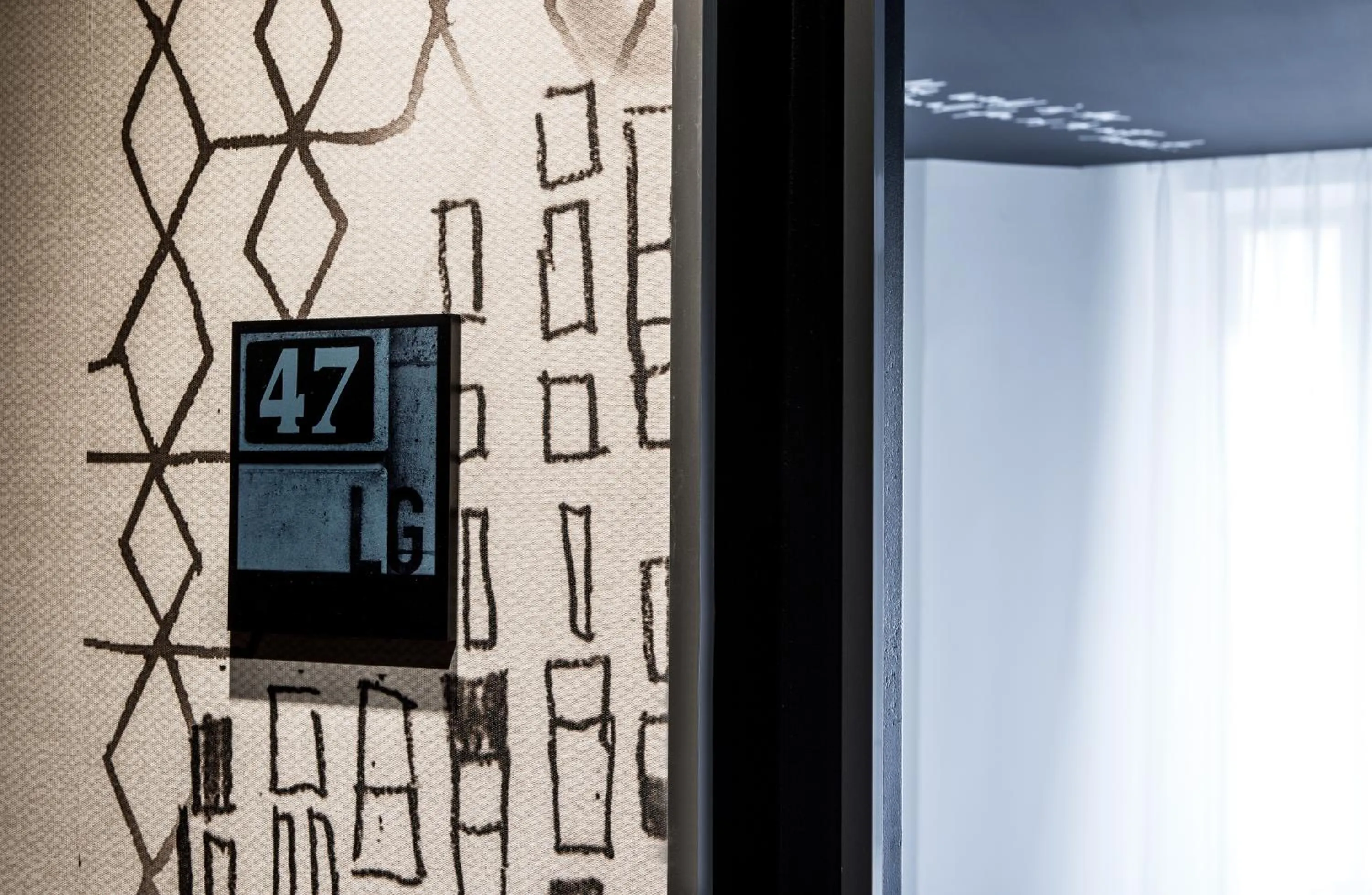 Decorative detail in Le Général Hôtel