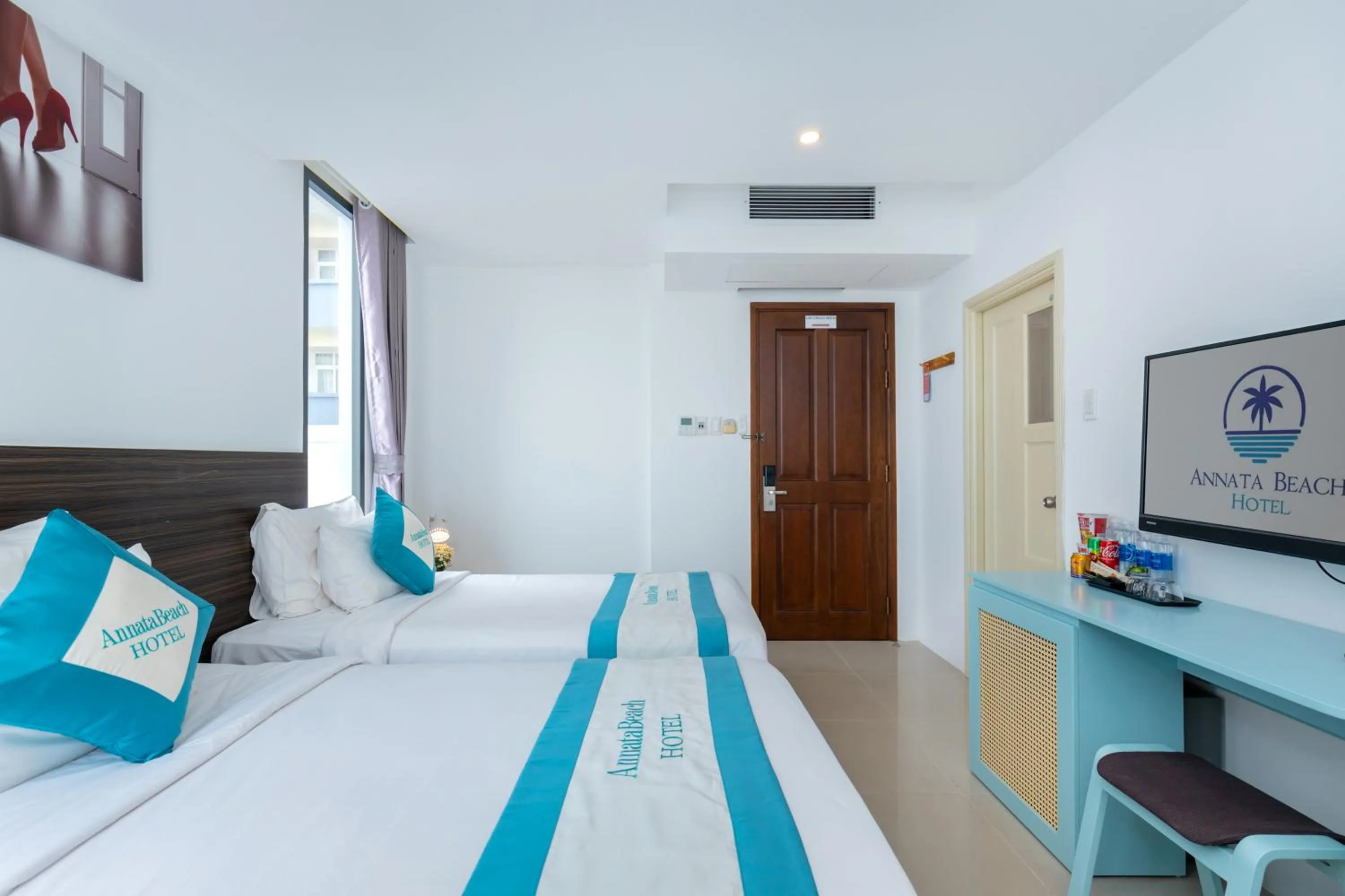Bedroom, Bed in Annata Beach Hotel