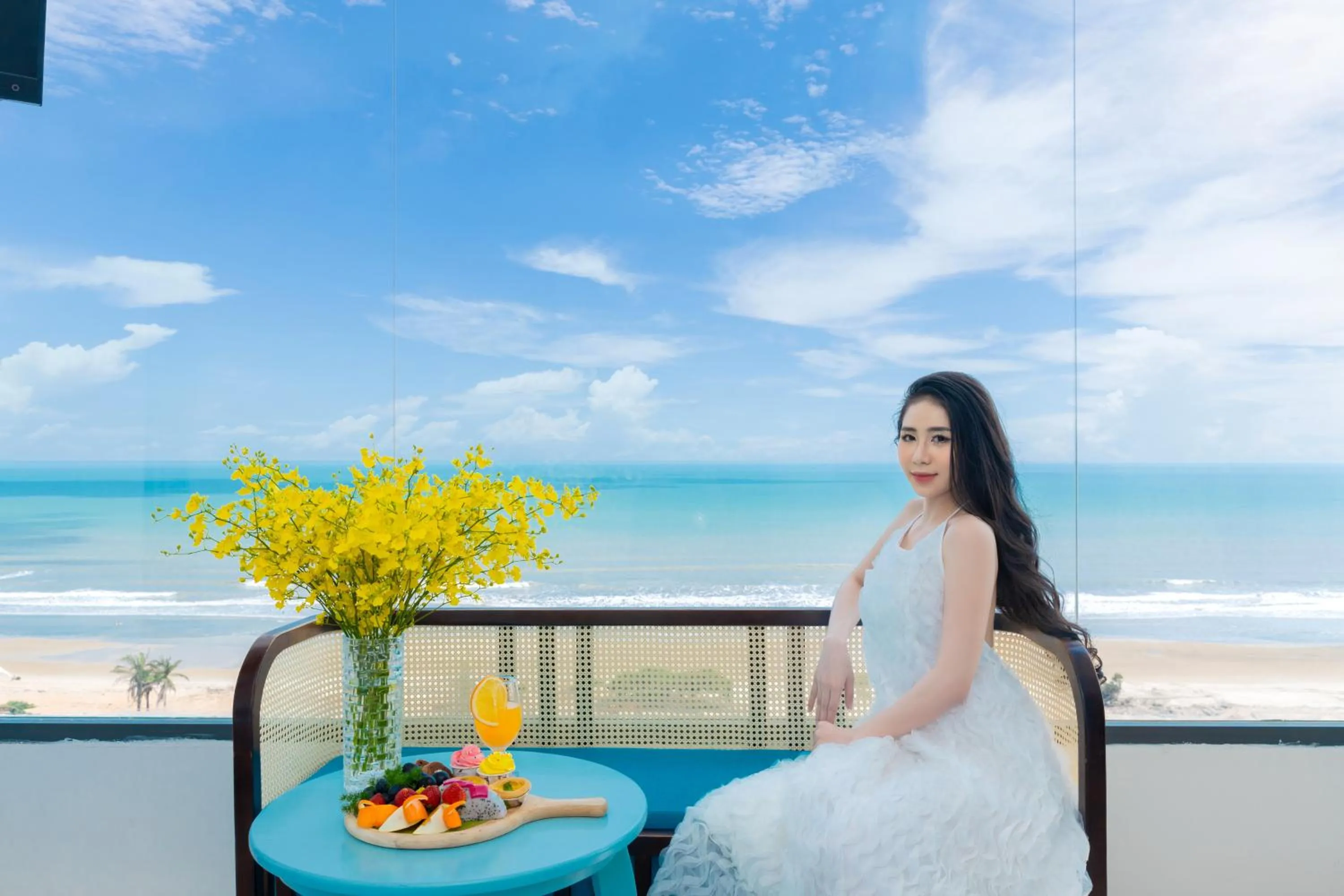 People in Annata Beach Hotel