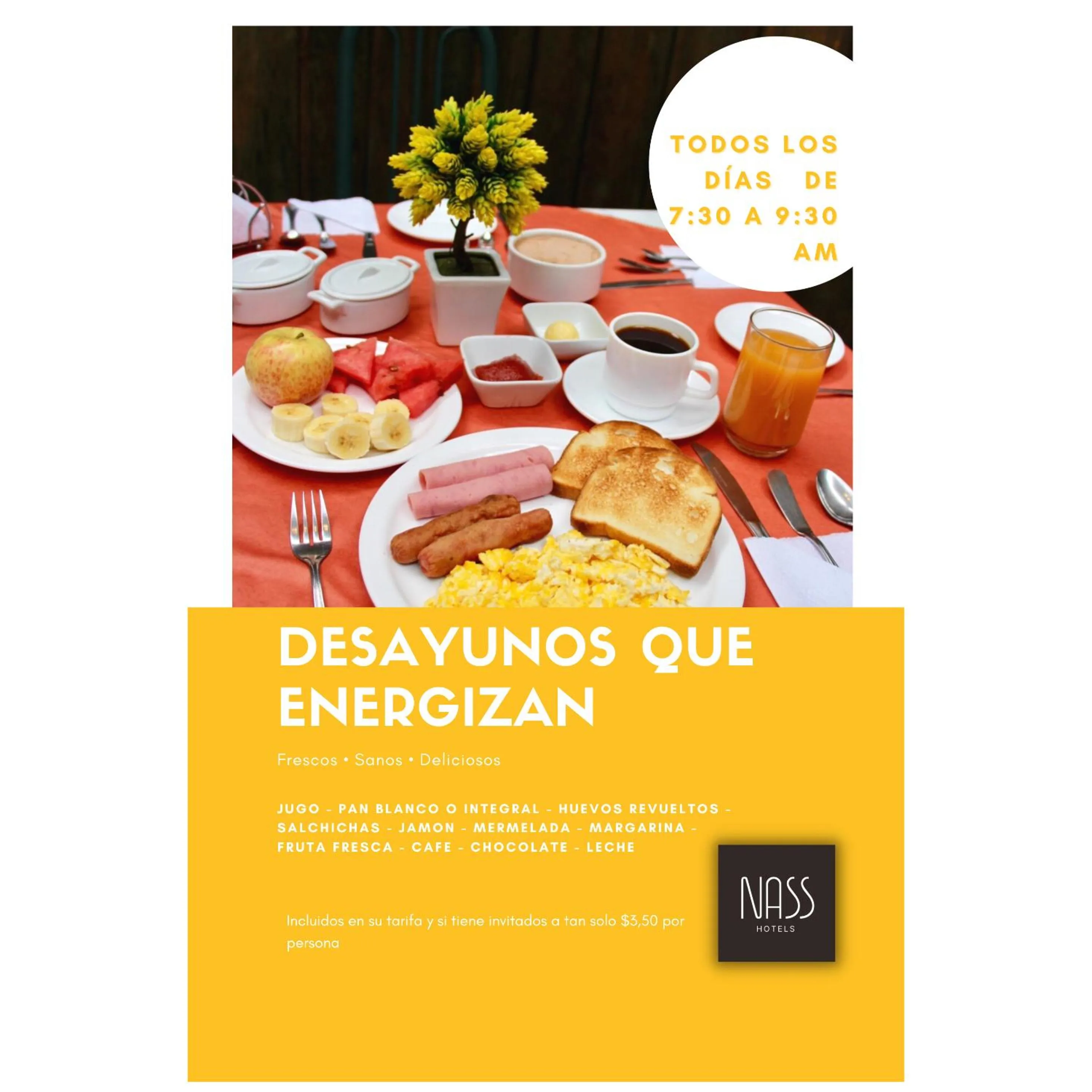 Breakfast in Hotel NASS Pinar del Lago