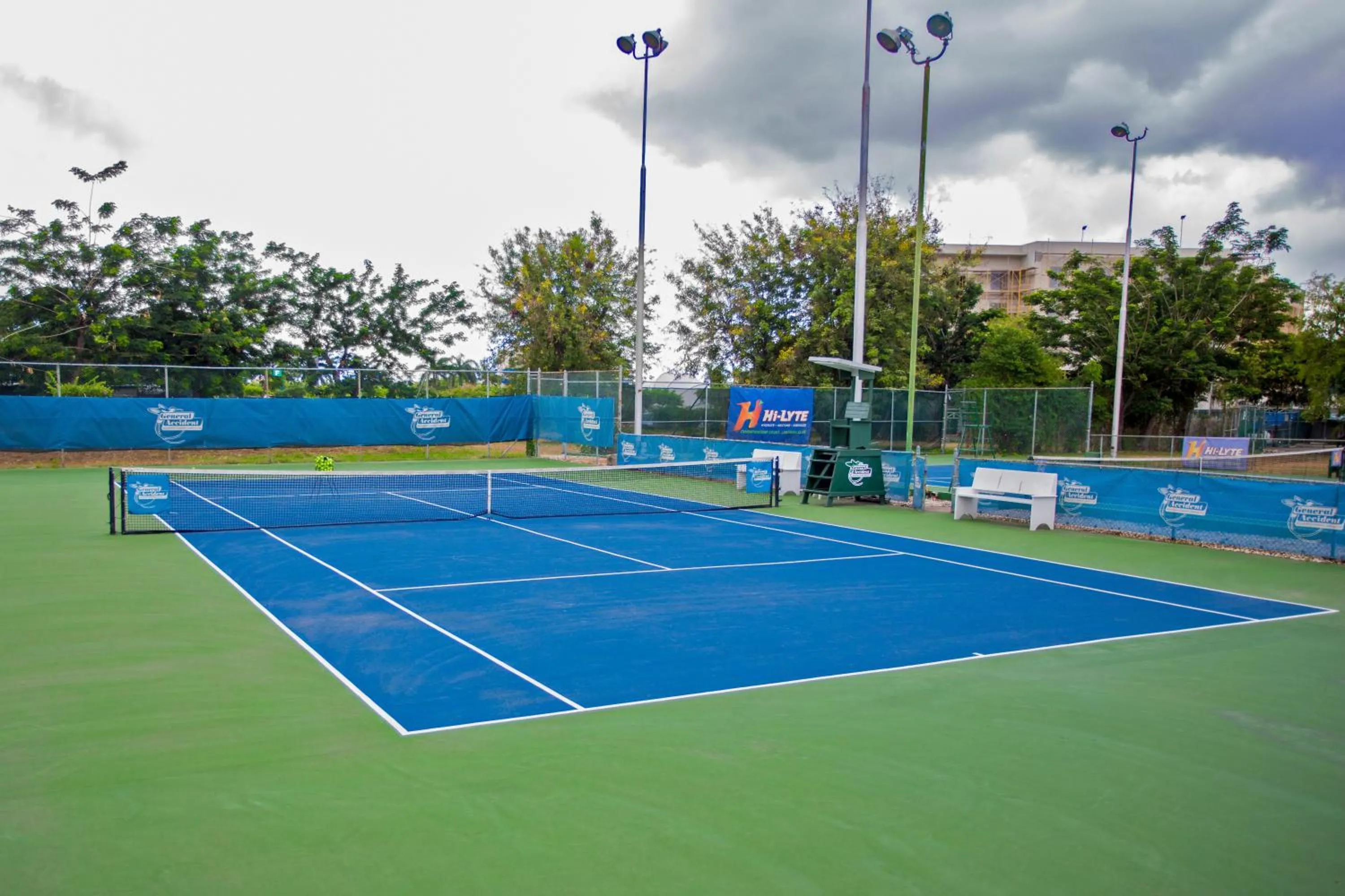 Tennis court in The Liguanea Club
