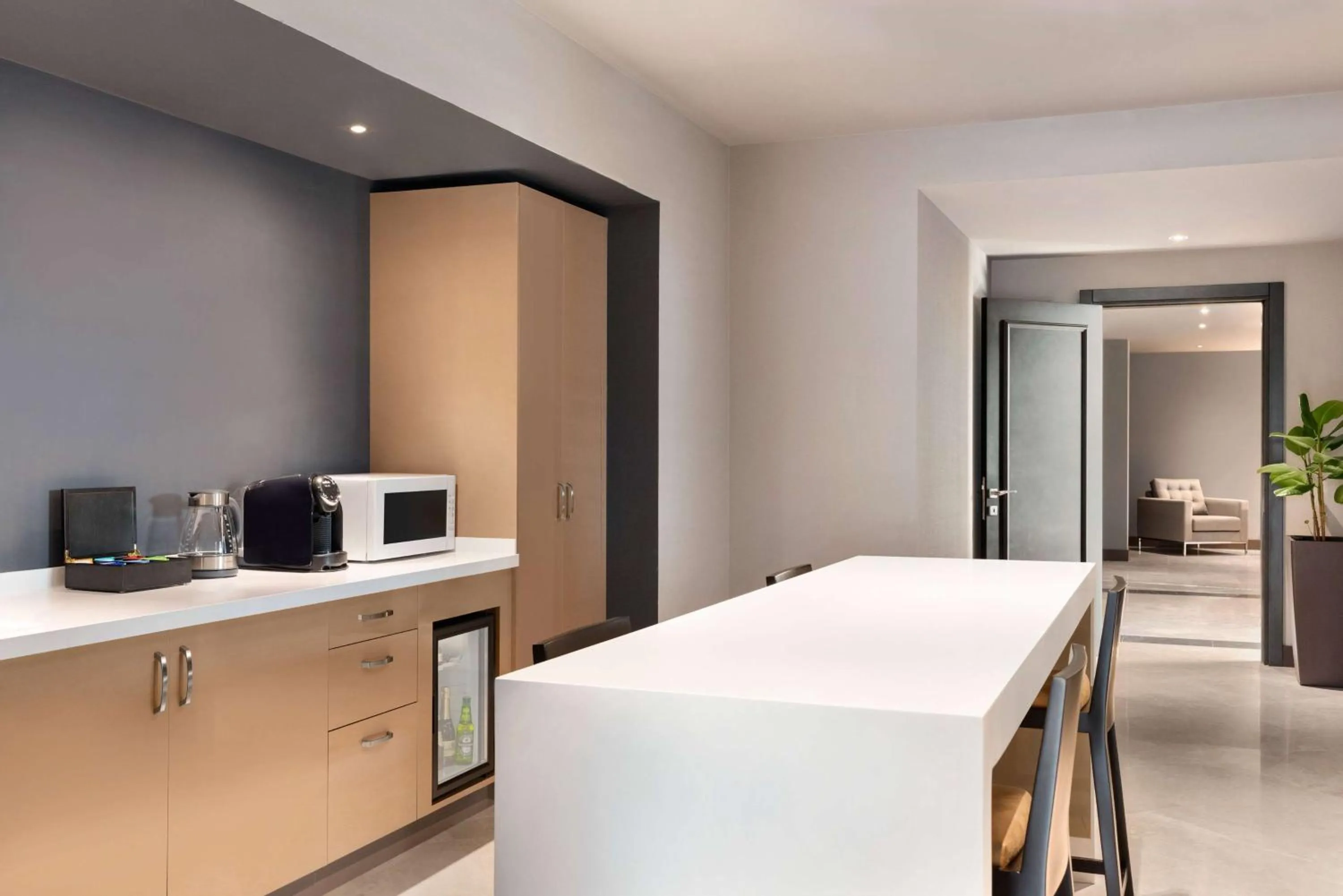 kitchen in Wyndham Grand Tbilisi