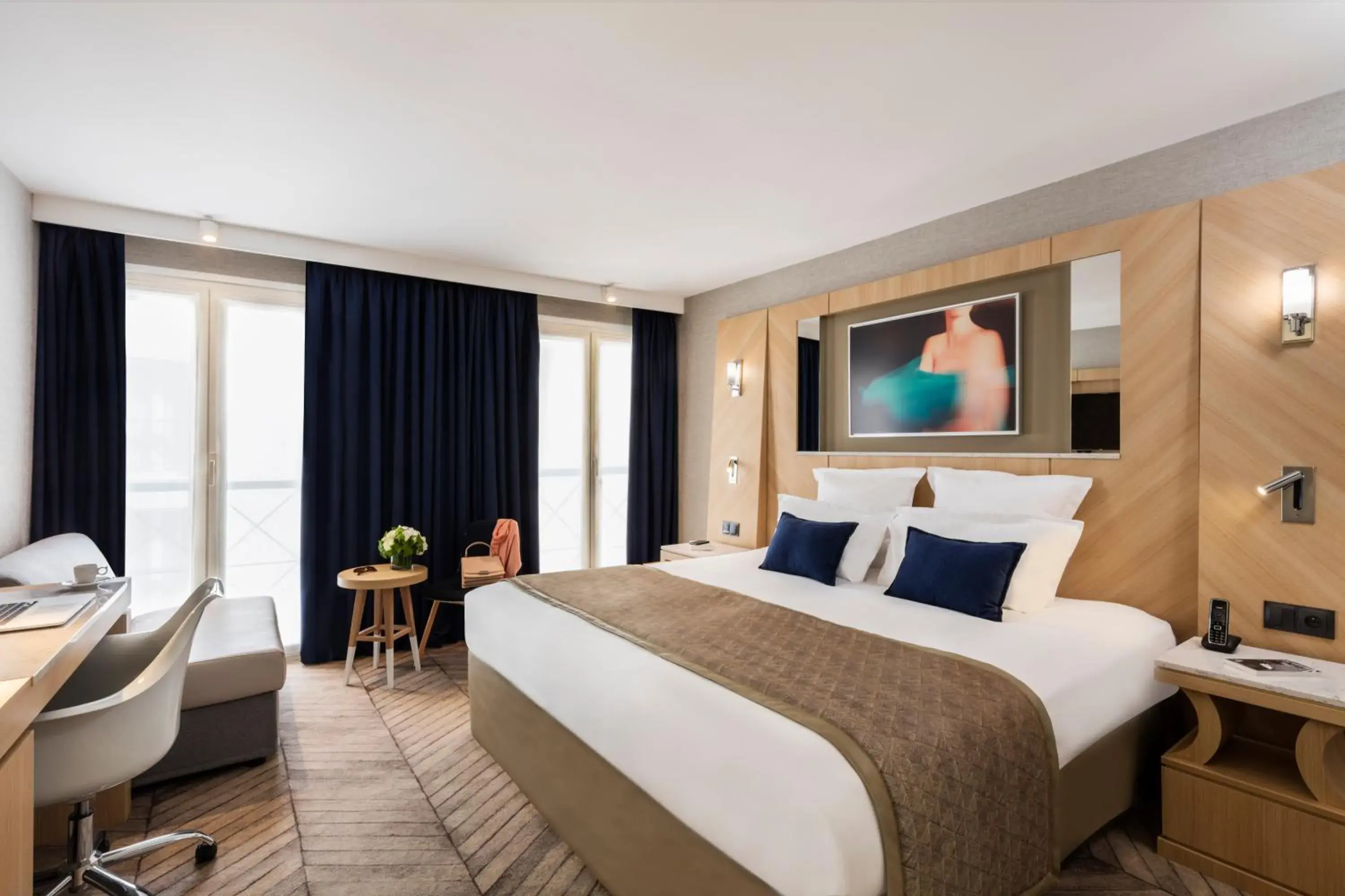 Bedroom, Bed in Hotel Louvre Saint-Honoré Bedroom, Bed in Hotel Louvre Saint-Honoré