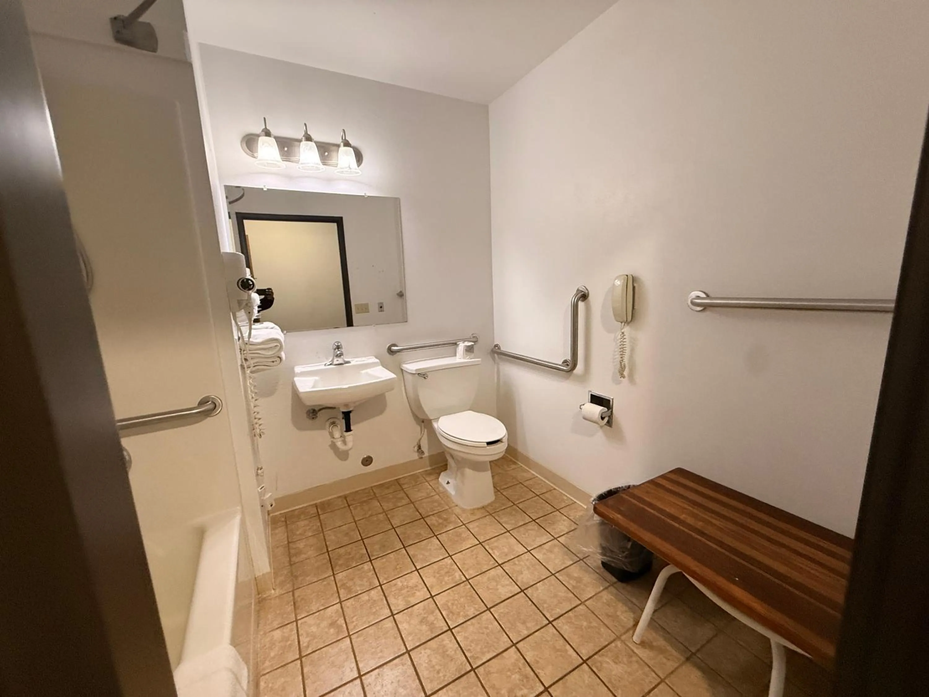 Bathroom in Westwood Inn & Suites Kimball I 90