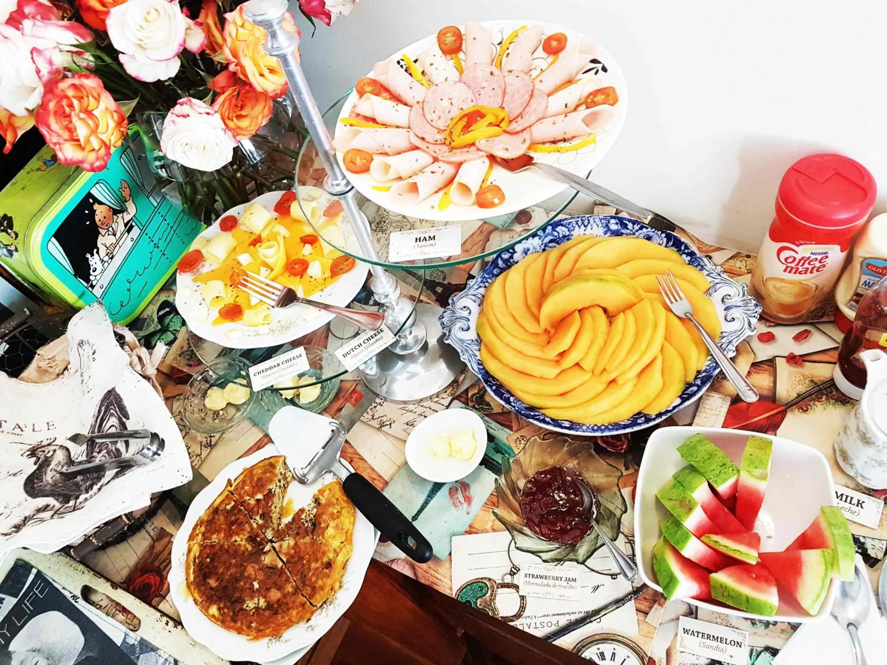 Food close-up in Casa Joaquin Boutique Hotel