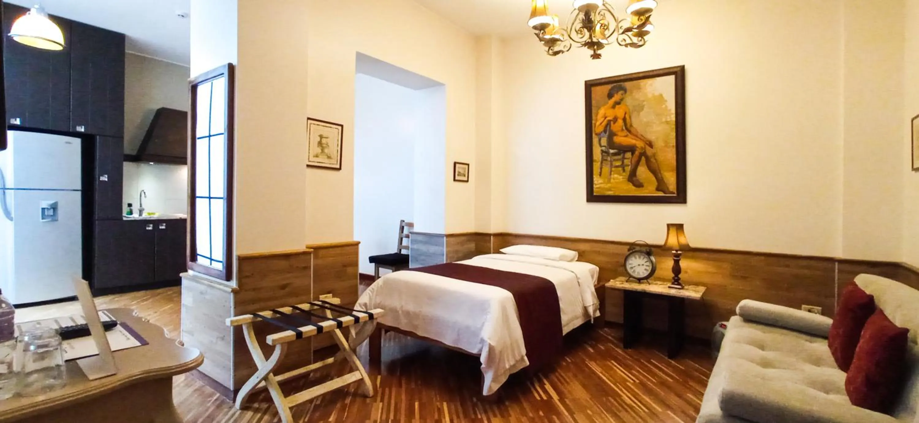 View (from property/room), Bed in Casa Joaquin Boutique Hotel