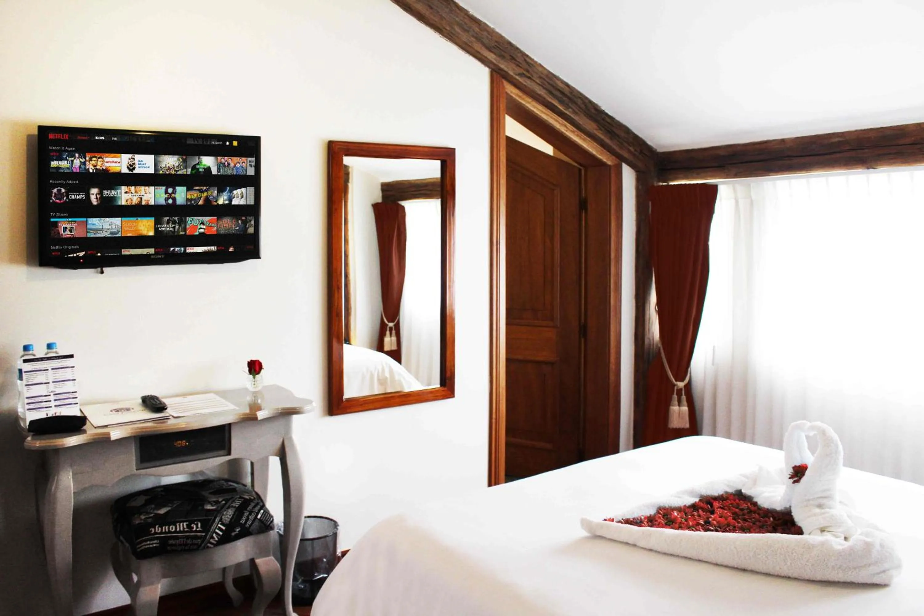 Decorative detail, Bed in Casa Joaquin Boutique Hotel