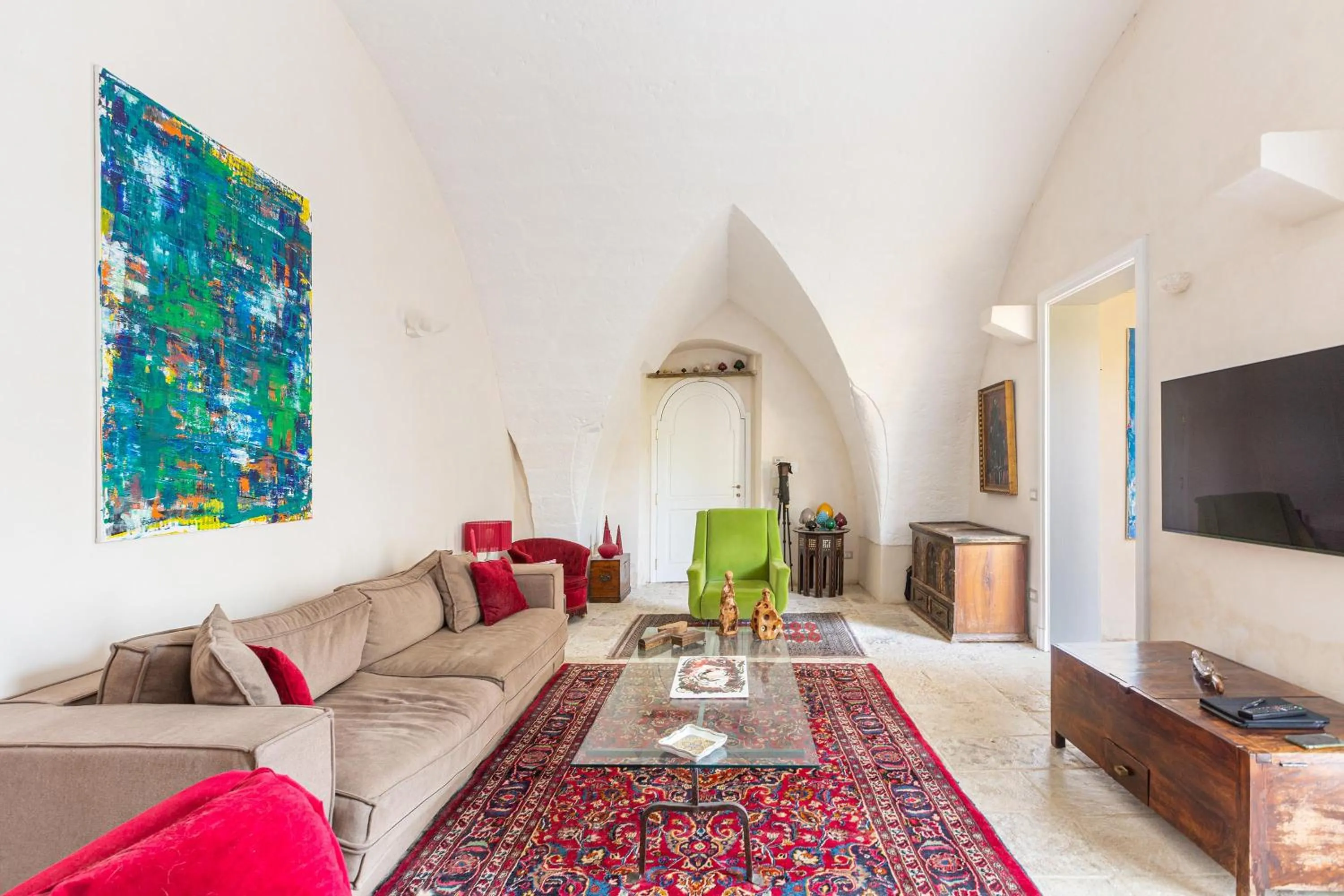 Living room in Casino Casalino by Perle di Puglia