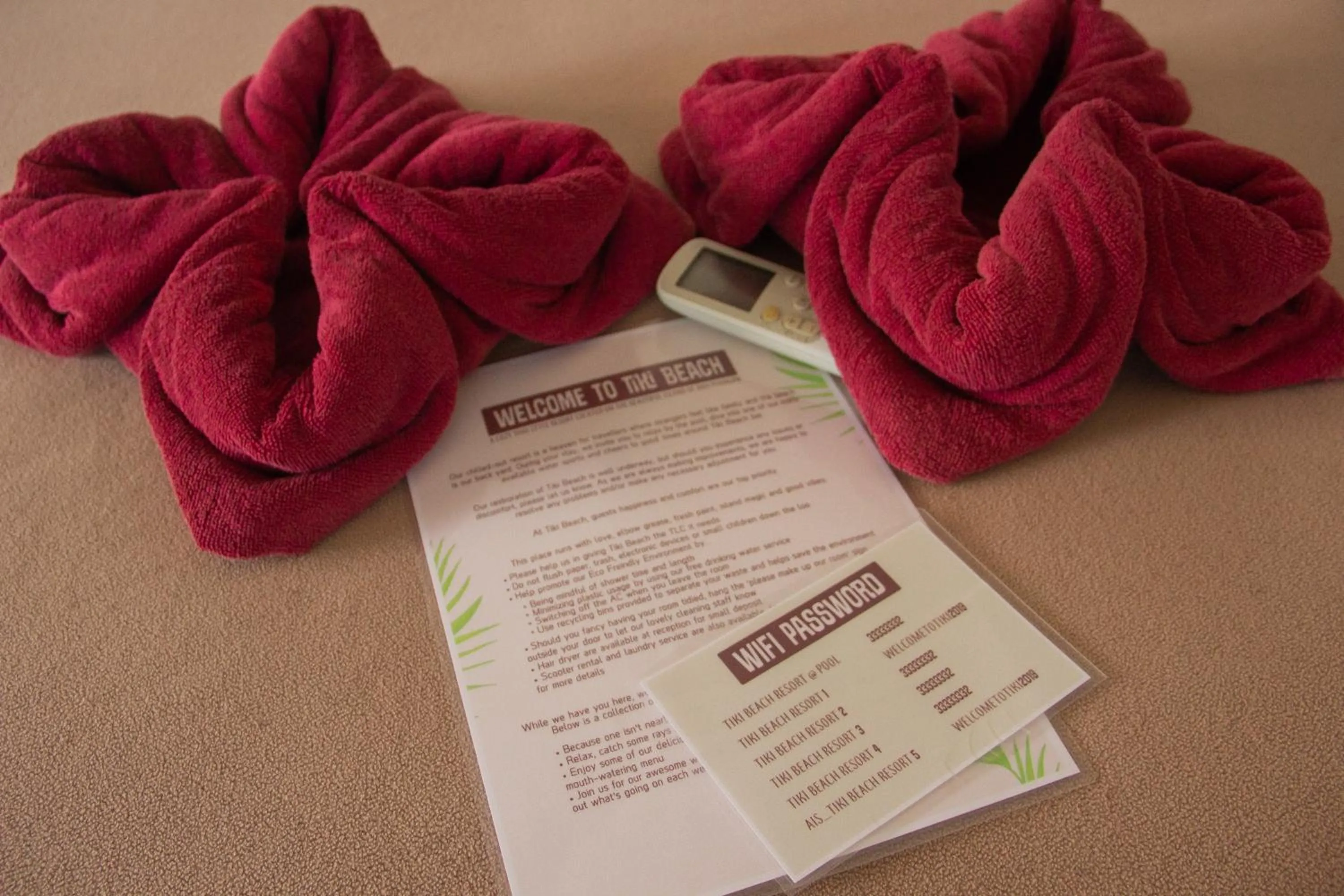 Bedroom in Tiki Beach Koh Phangan Beach Restaurant Bar and Coworking