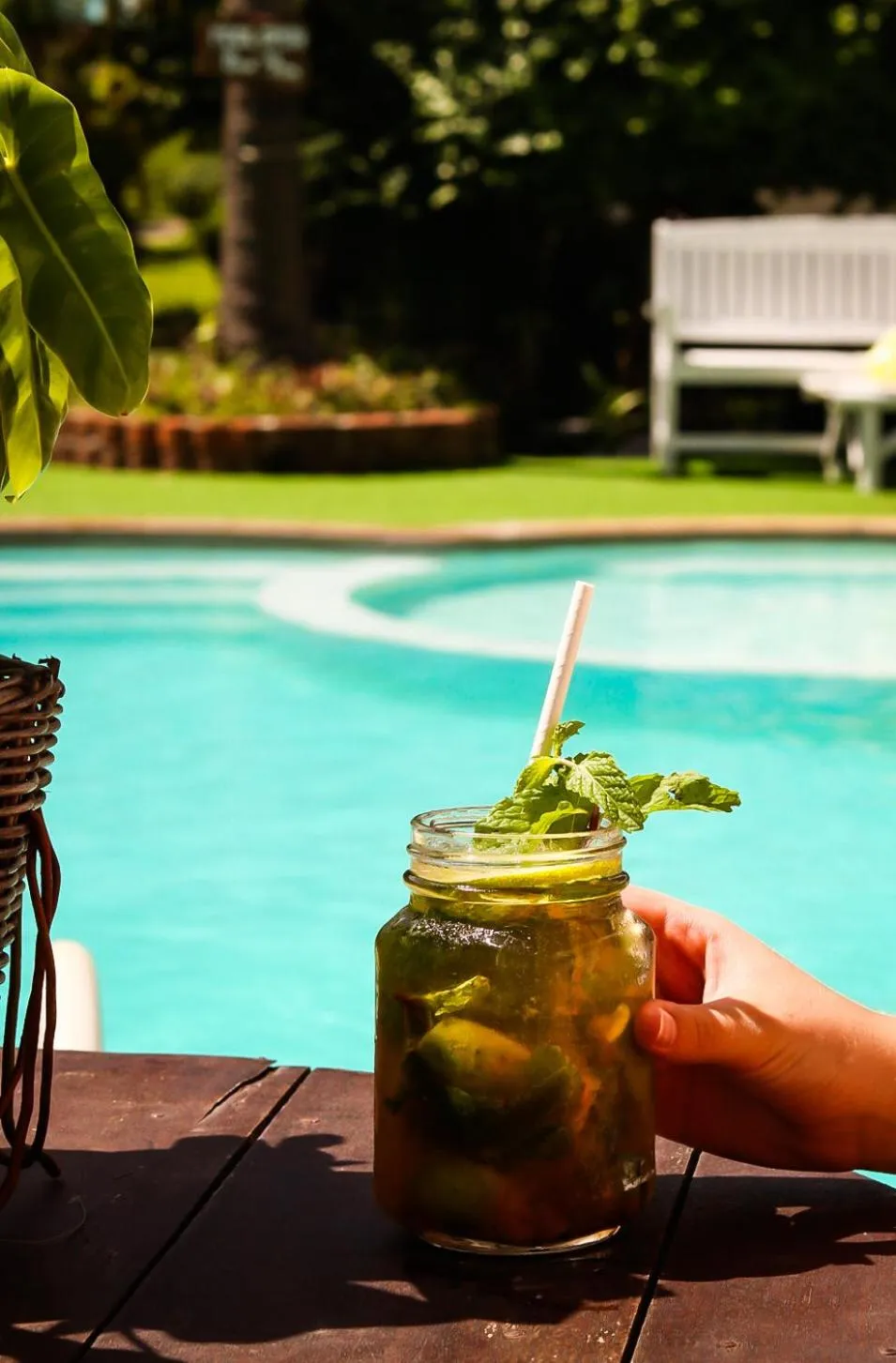 Swimming pool in Tiki Beach Koh Phangan Beach Restaurant Bar and Coworking
