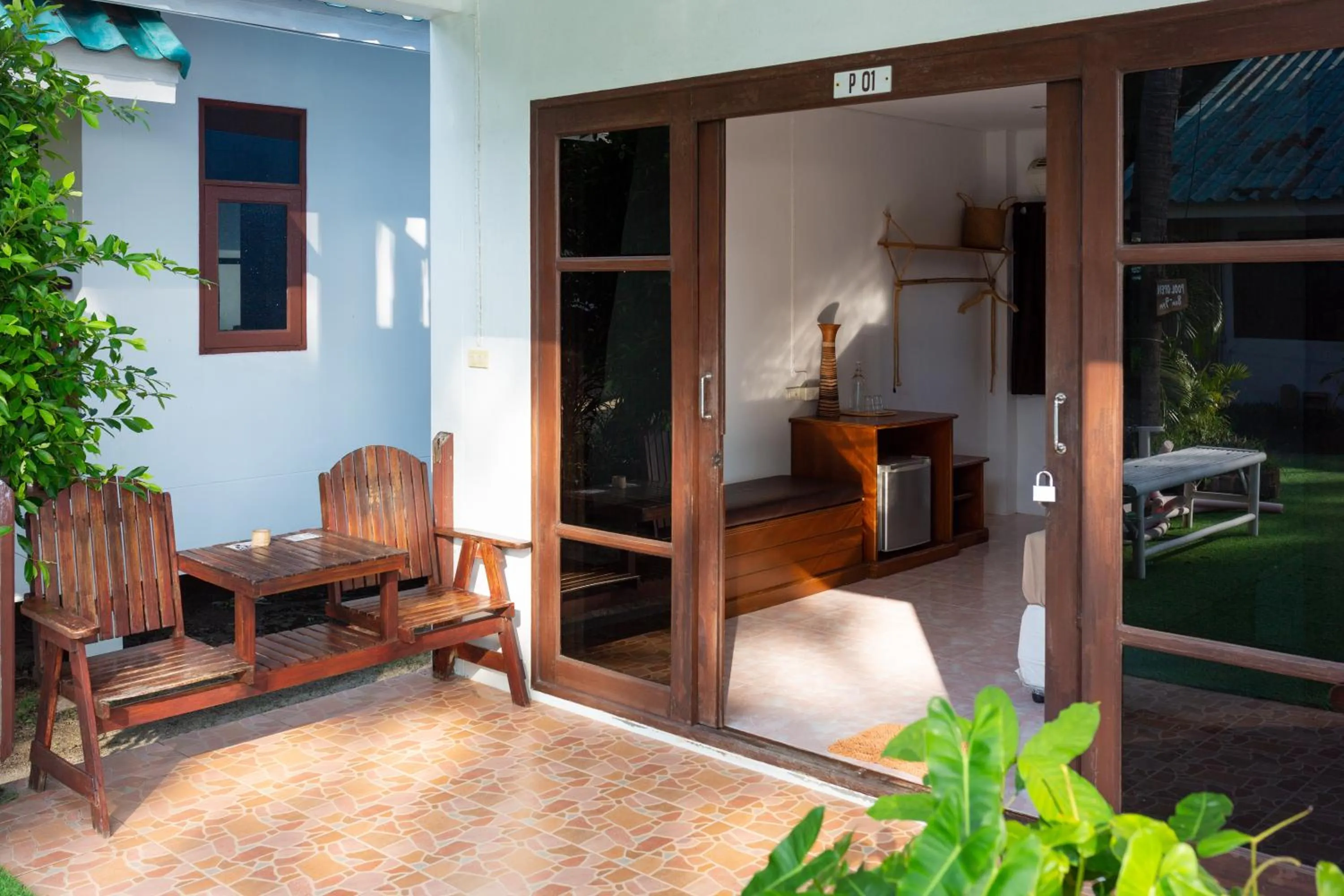 Seating area in Tiki Beach Koh Phangan Beach Restaurant Bar and Coworking