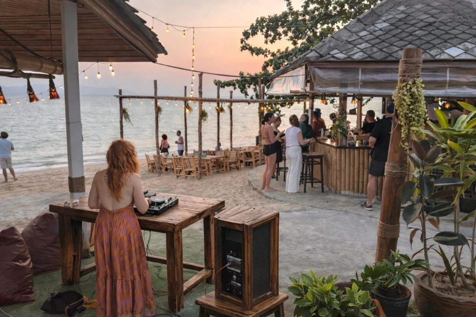 Tiki Beach Koh Phangan Beach Restaurant Bar and Coworking