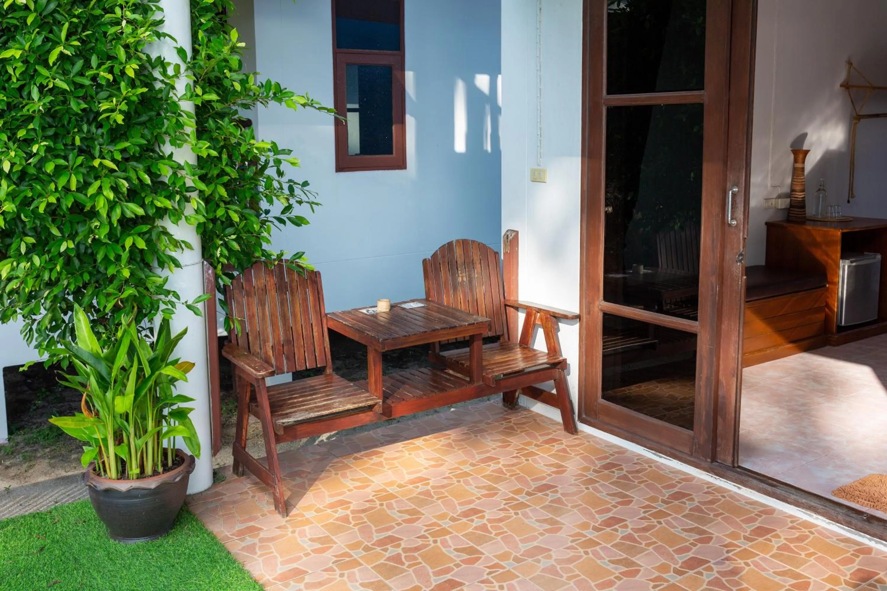 Balcony/Terrace in Tiki Beach Koh Phangan Beach Restaurant Bar and Coworking