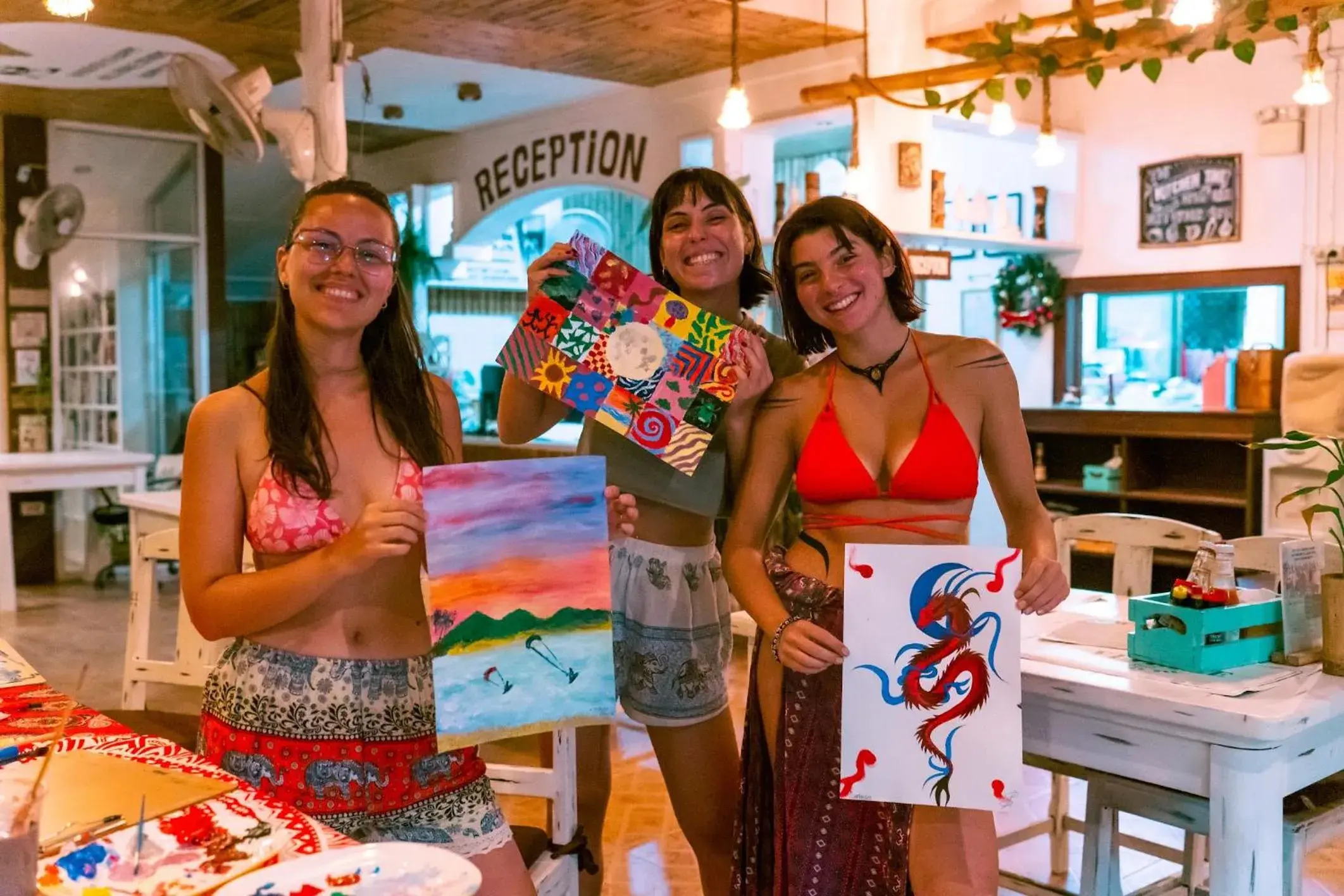 People in Tiki Beach Koh Phangan Beach Restaurant Bar and Coworking People in Tiki Beach Koh Phangan Beach Restaurant Bar and Coworking