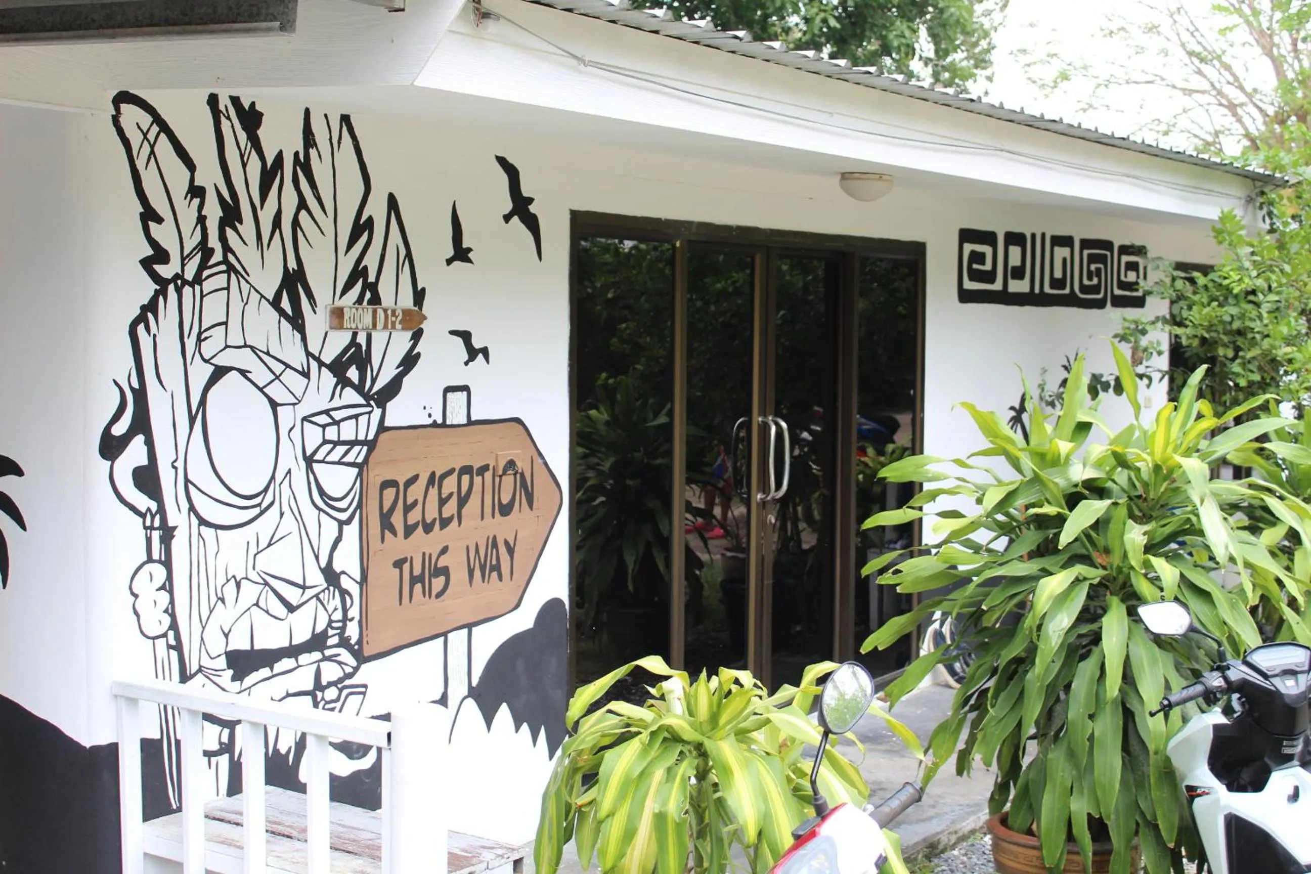 Property building in Tiki Beach Koh Phangan Beach Restaurant Bar and Coworking