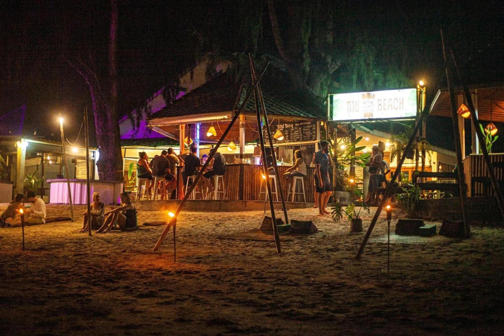 Restaurant/places to eat in Tiki Beach Koh Phangan Beach Restaurant Bar and Coworking