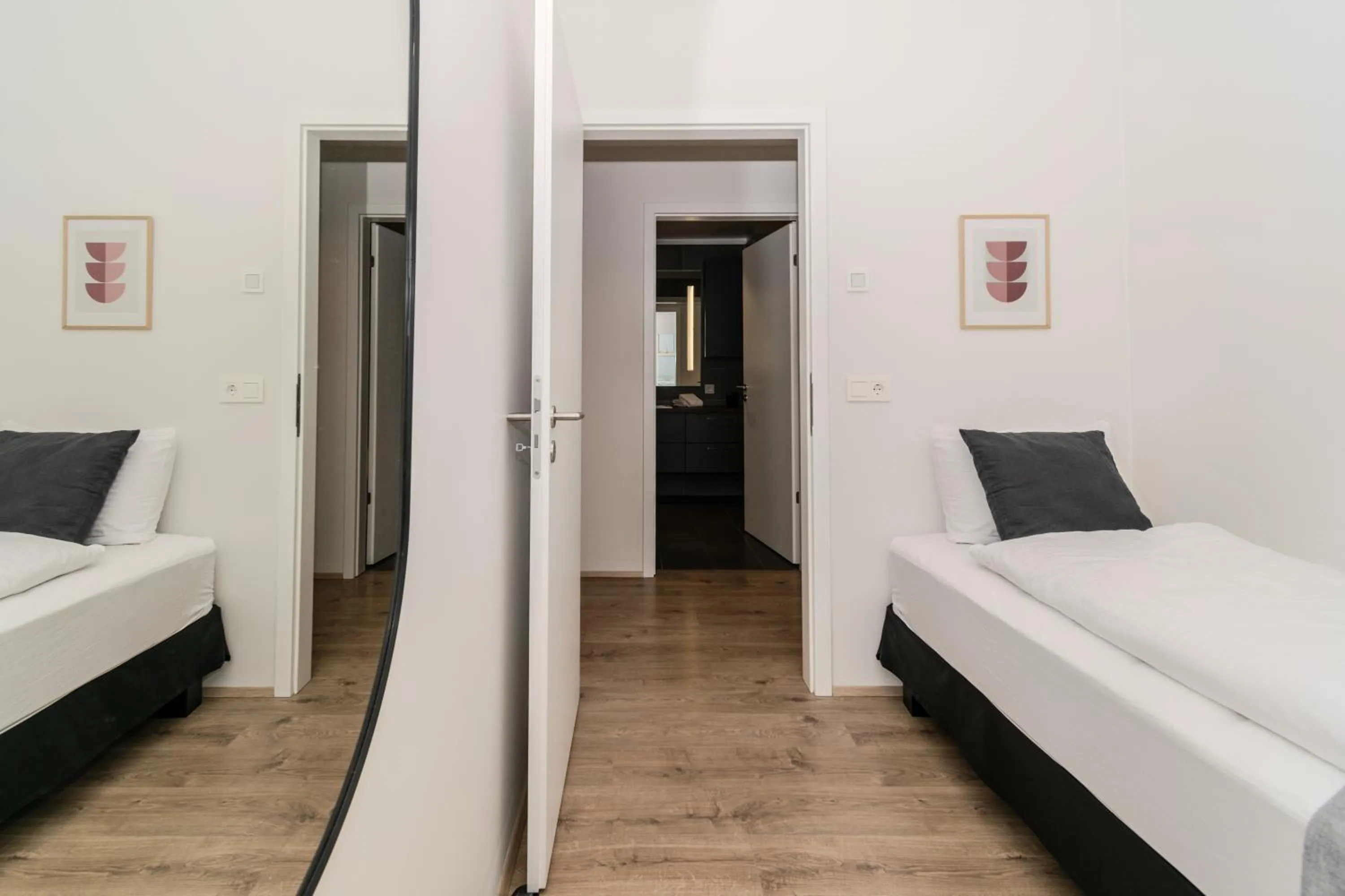 Bed in Sif Apartments by Heimaleiga