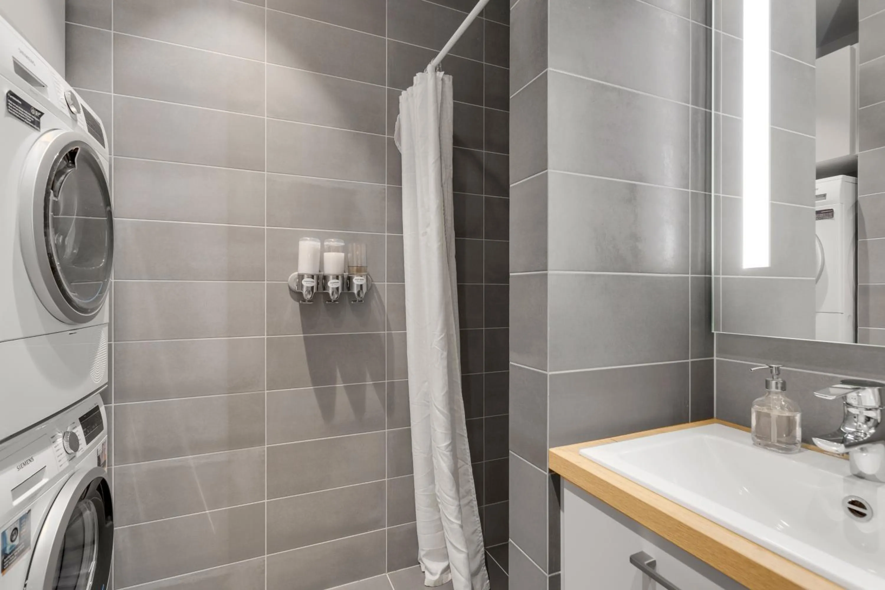 Bathroom in Sif Apartments by Heimaleiga