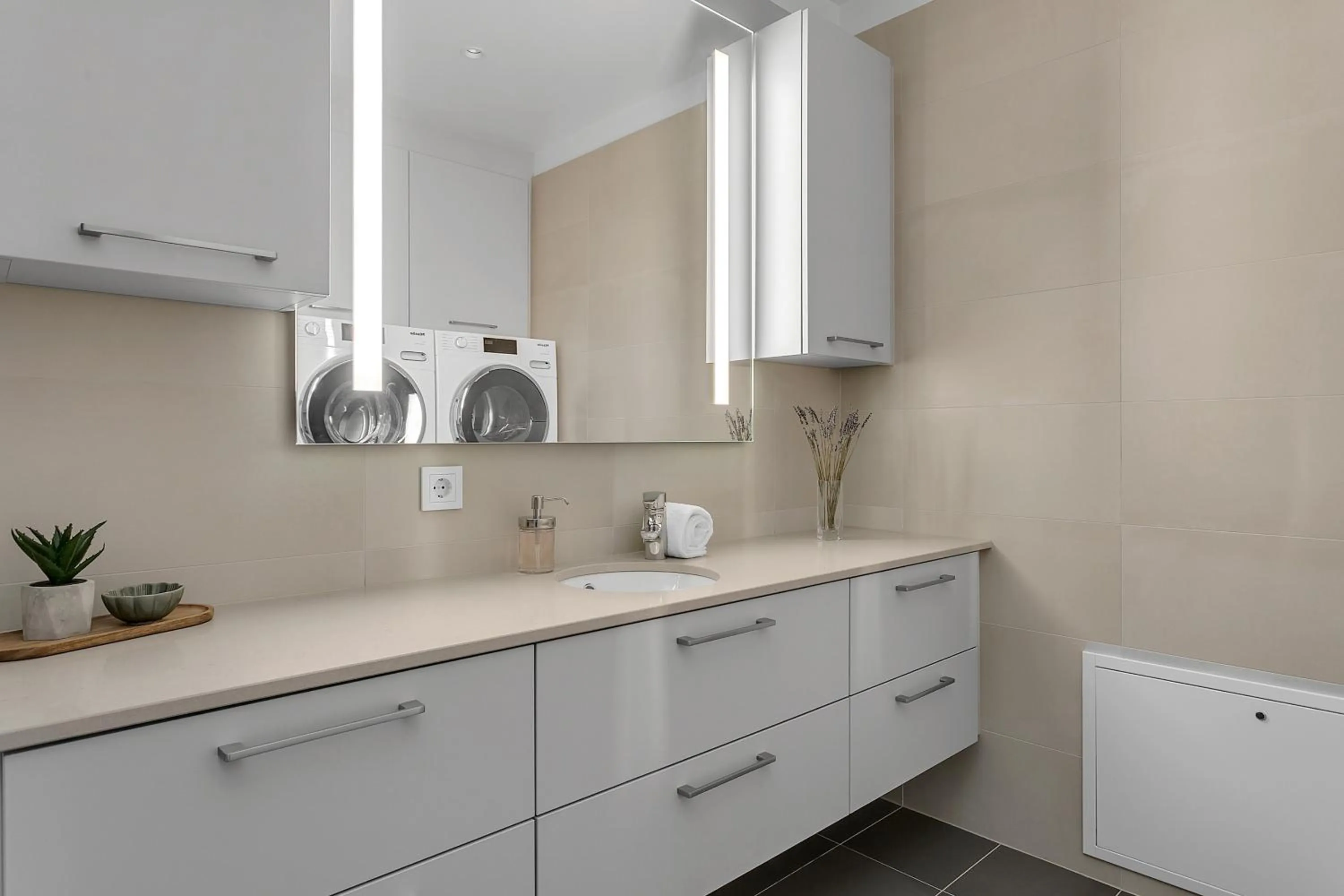 Bathroom in Sif Apartments by Heimaleiga