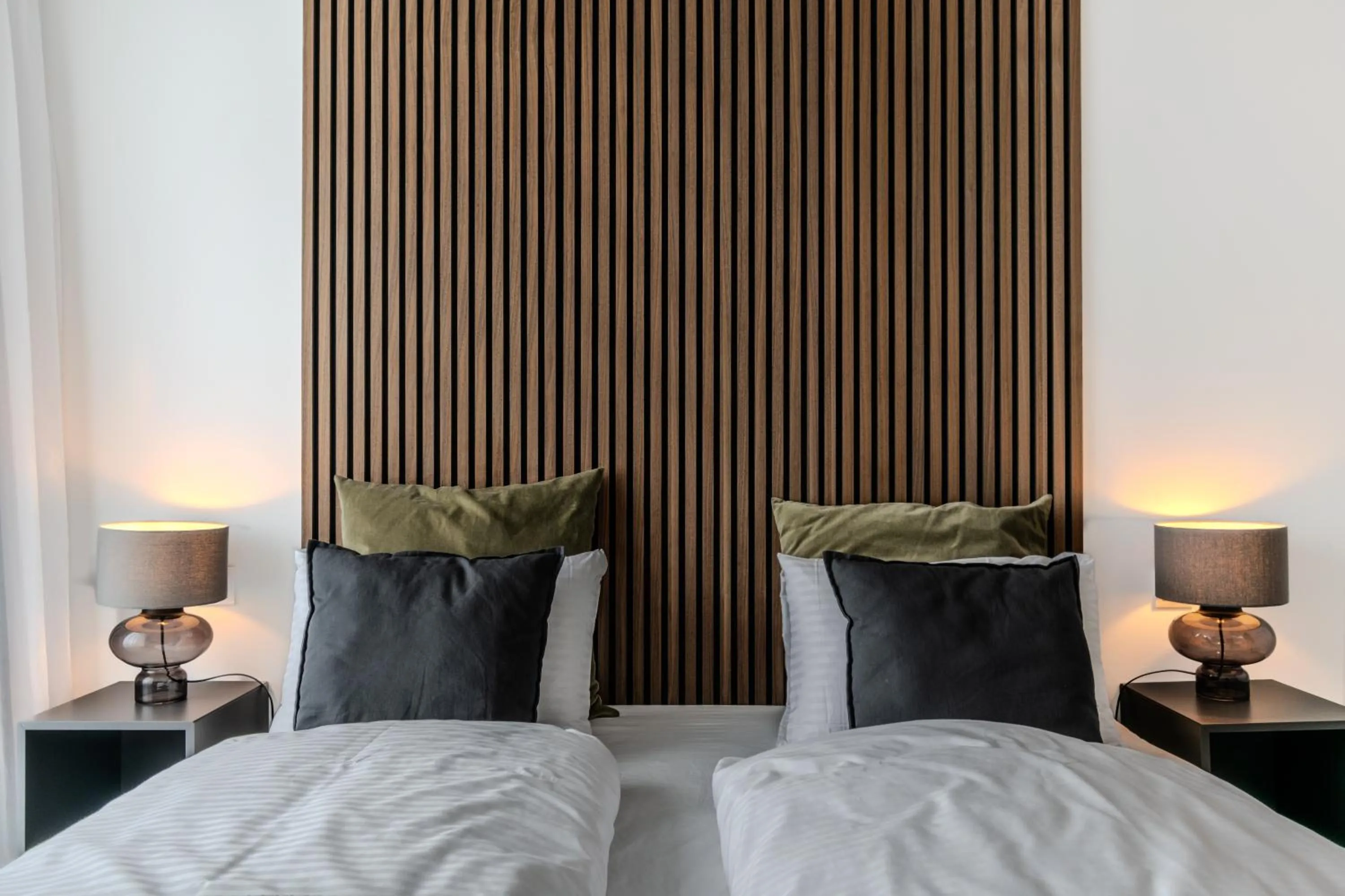 Bed in Sif Apartments by Heimaleiga