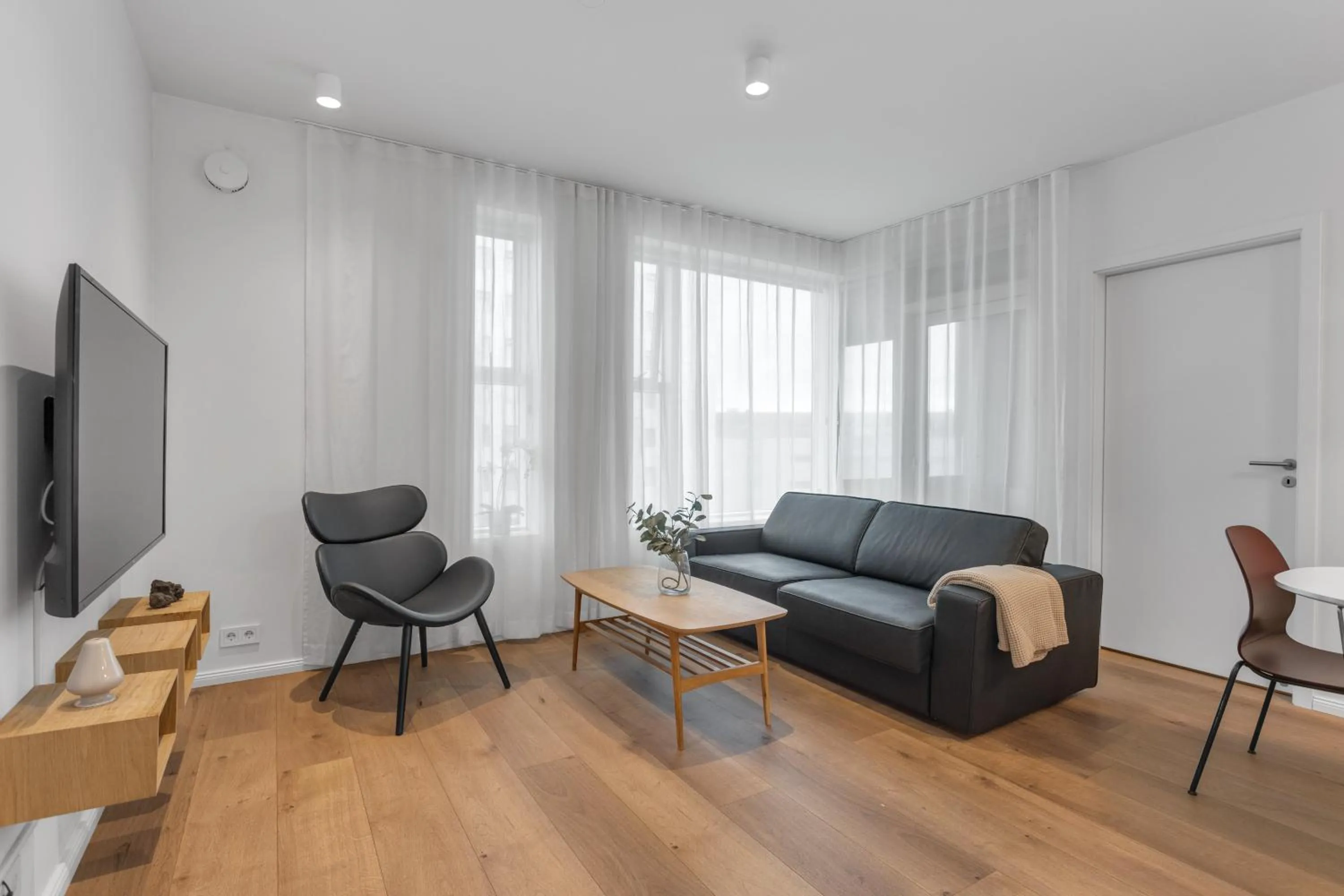 TV and multimedia in Sif Apartments by Heimaleiga