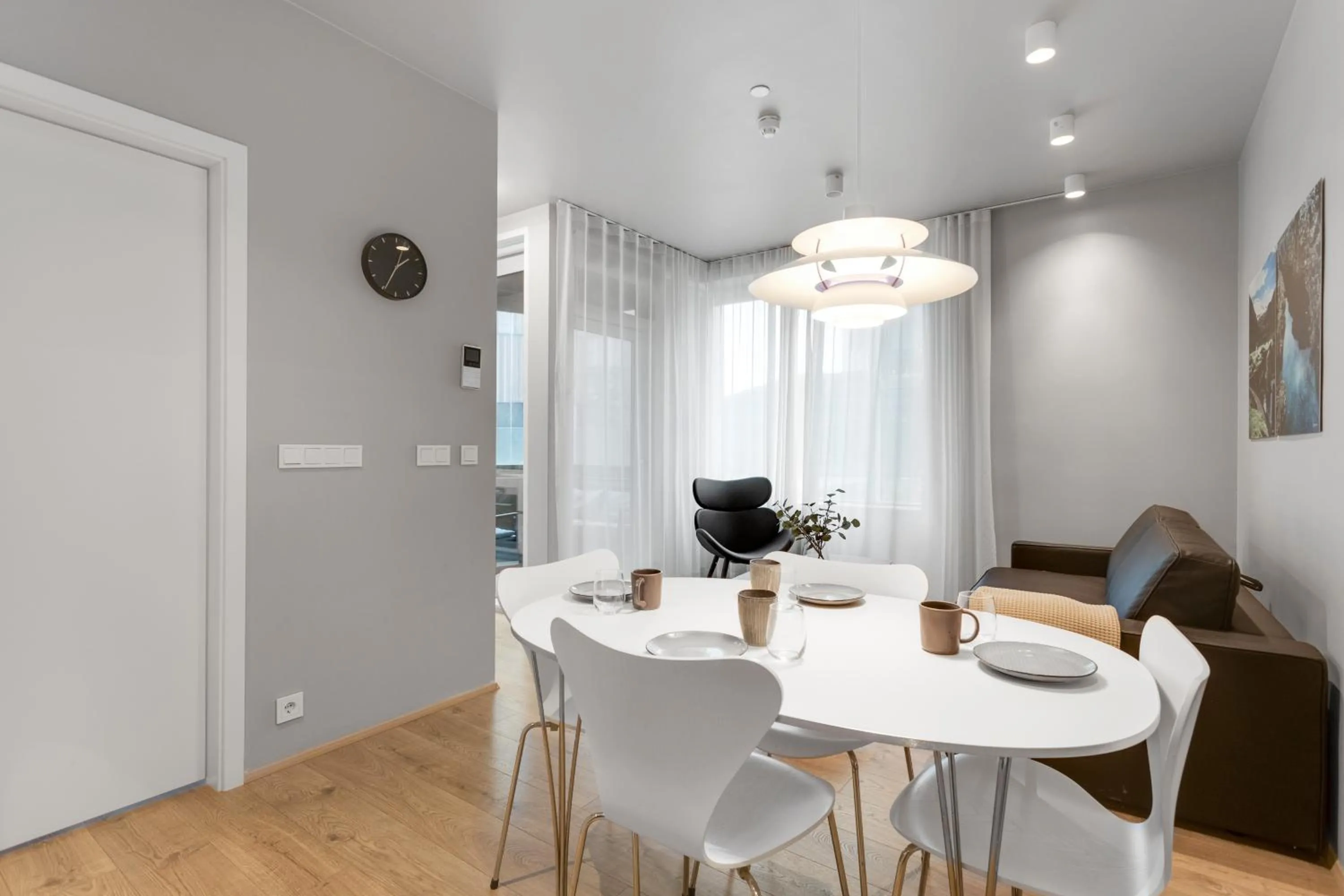 Living room in Sif Apartments by Heimaleiga